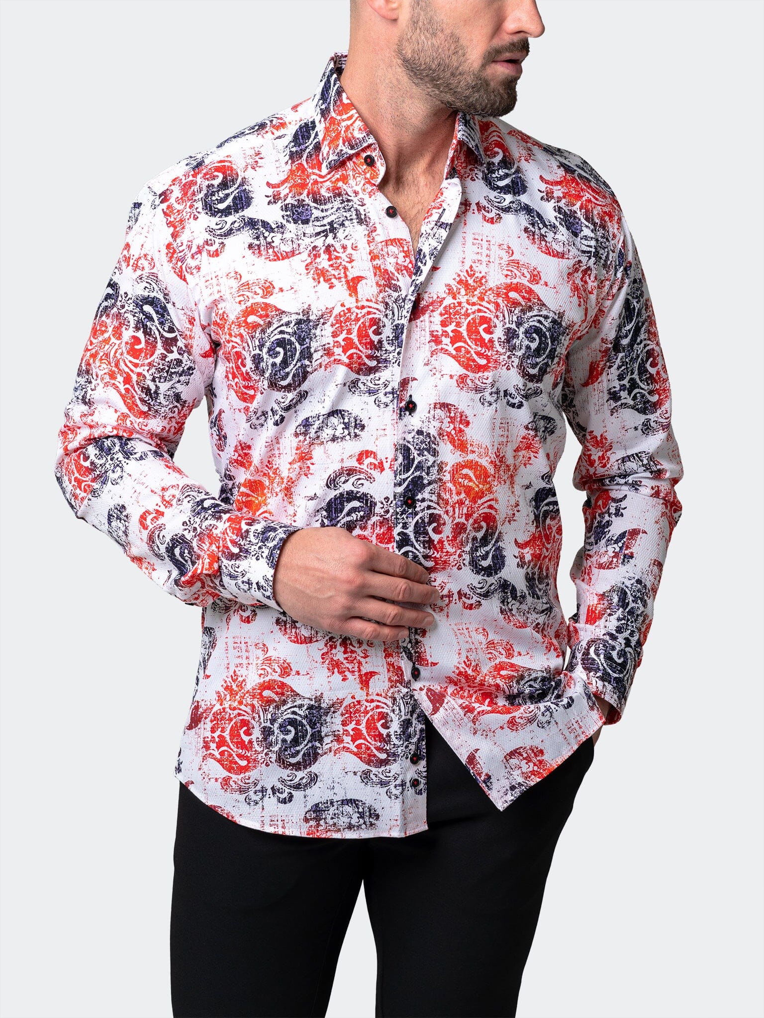 Fibonacci Husk Red Shirt