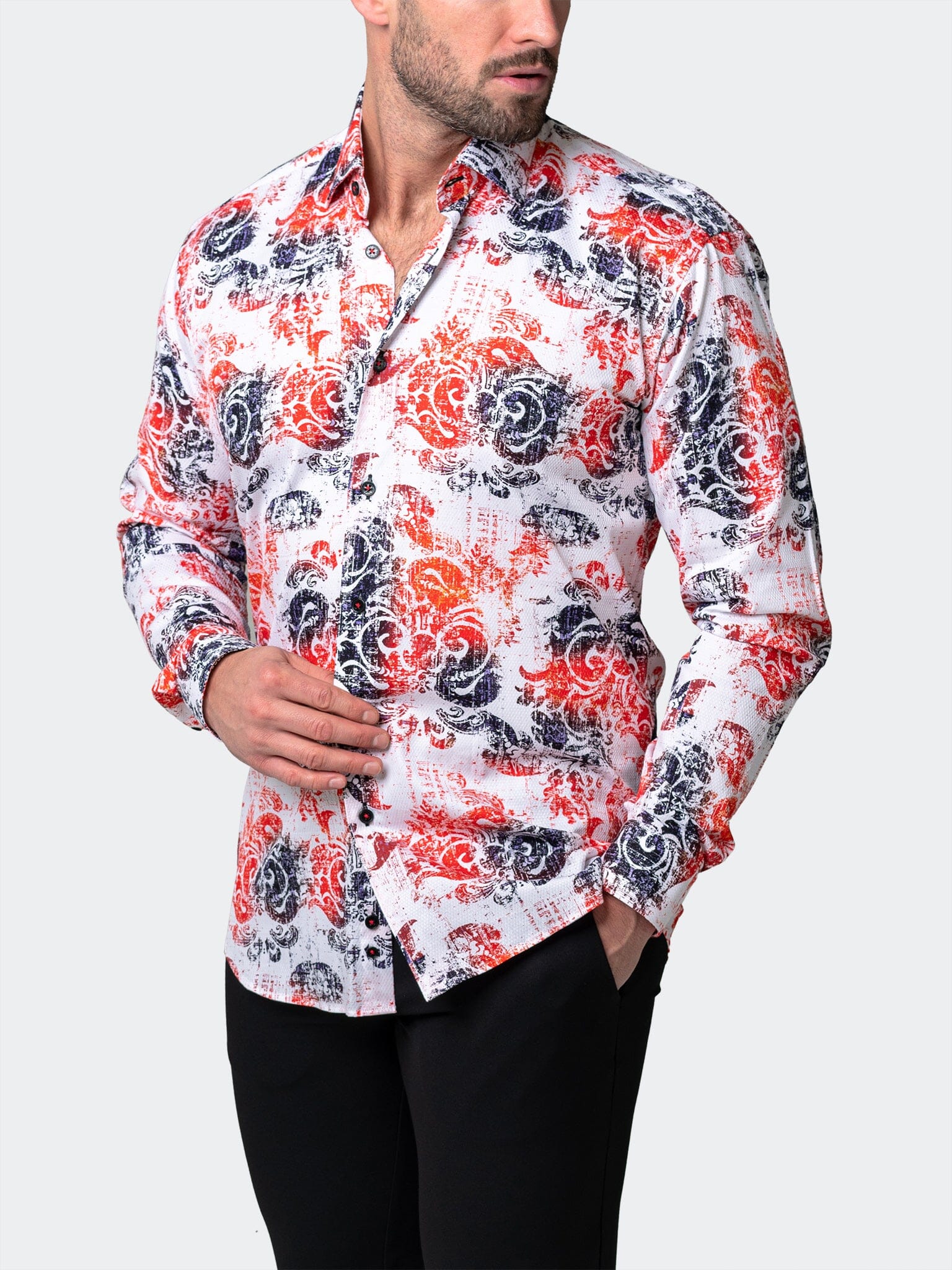 Fibonacci Husk Red Shirt