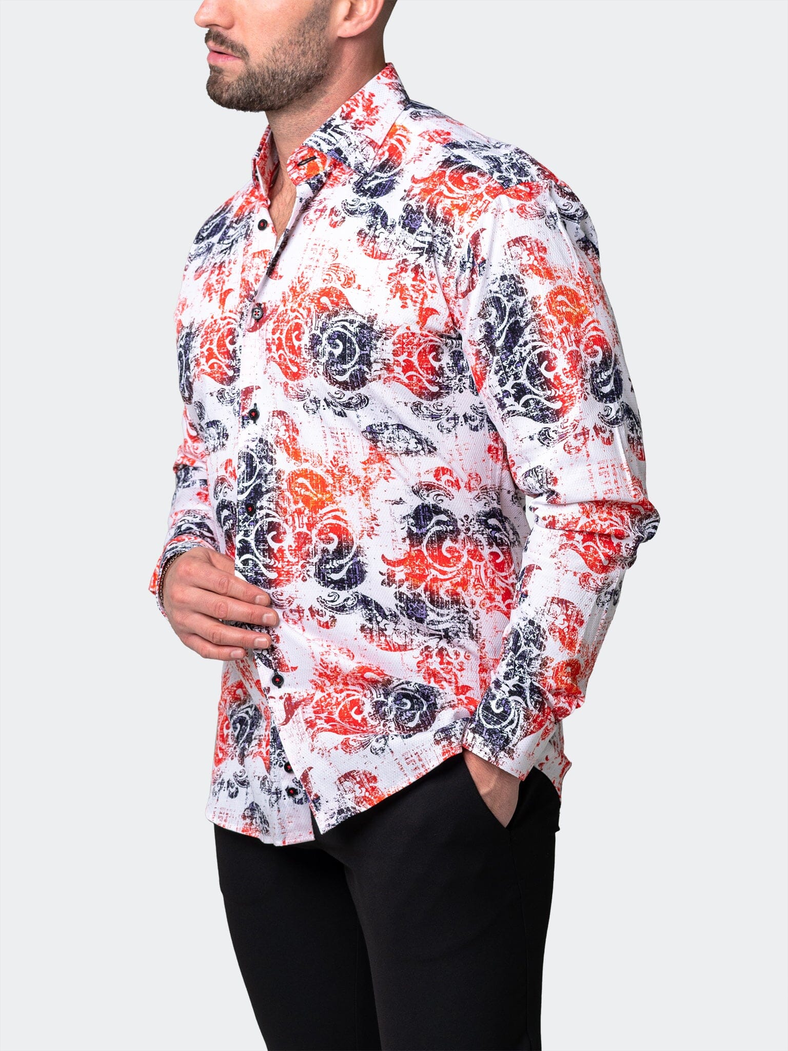 Fibonacci Husk Red Shirt