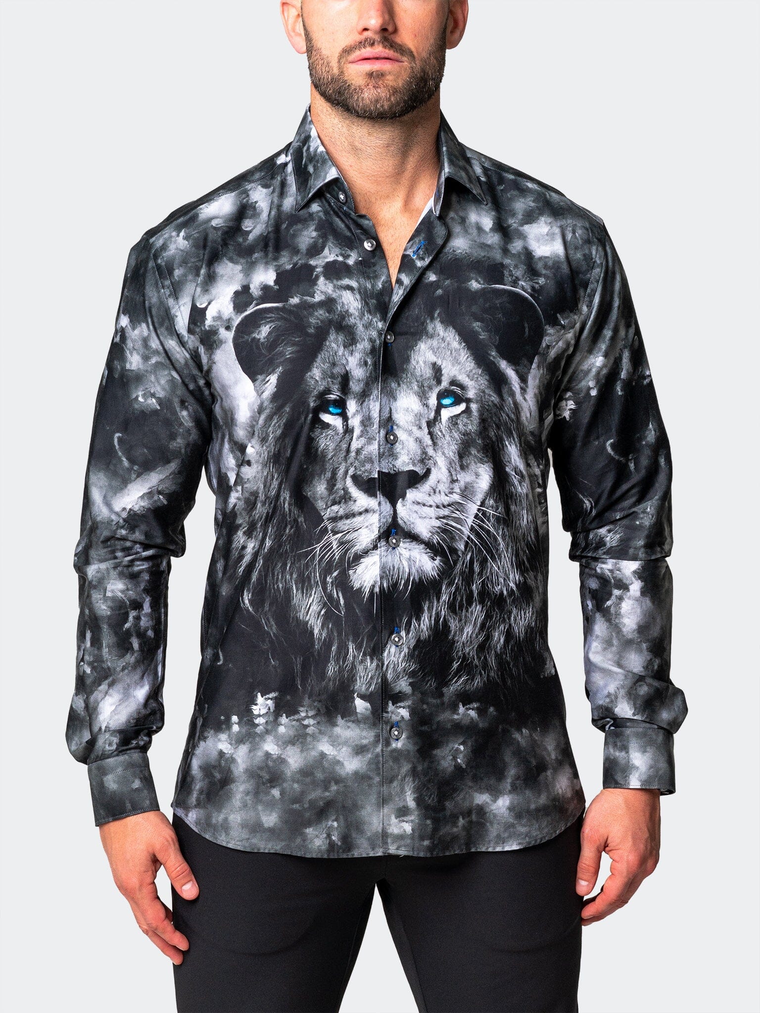 Lion Thoughts Black Shirt