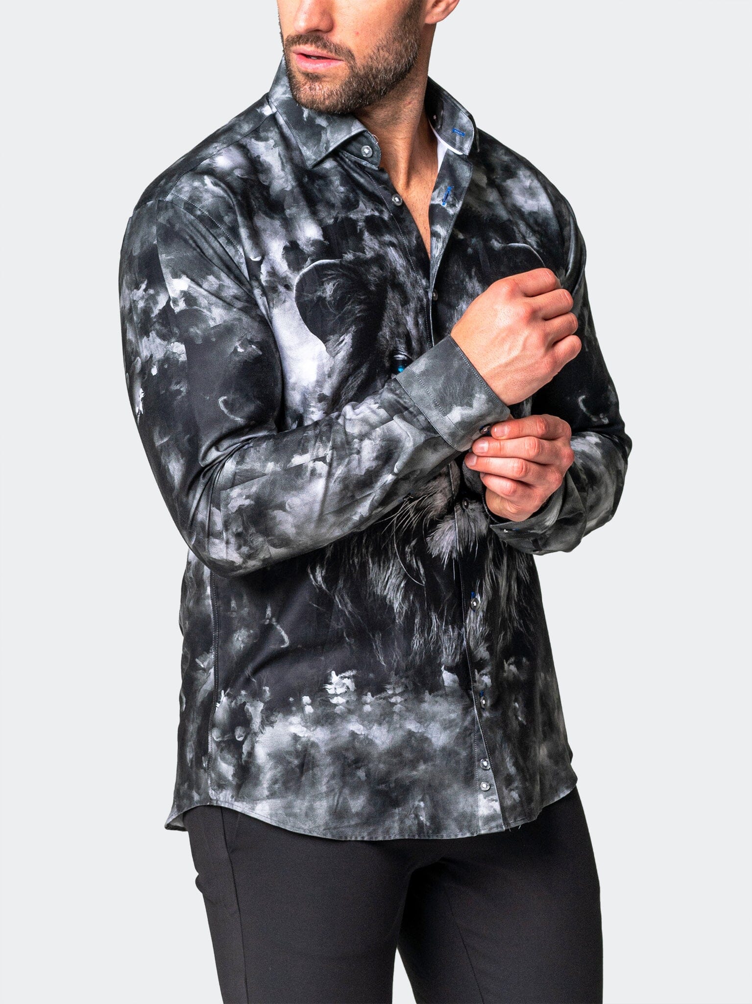 Lion Thoughts Black Shirt