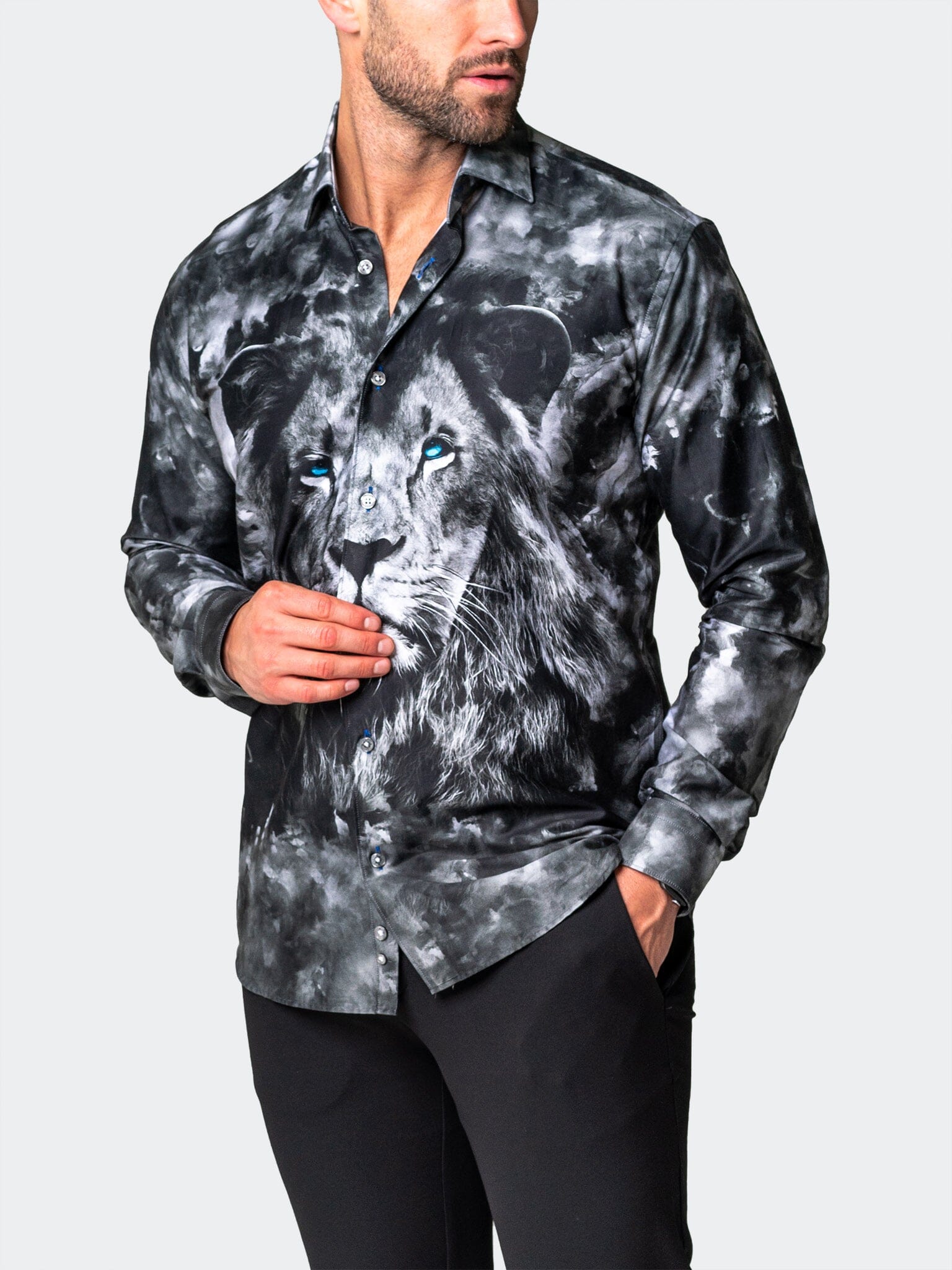 Lion Thoughts Black Shirt