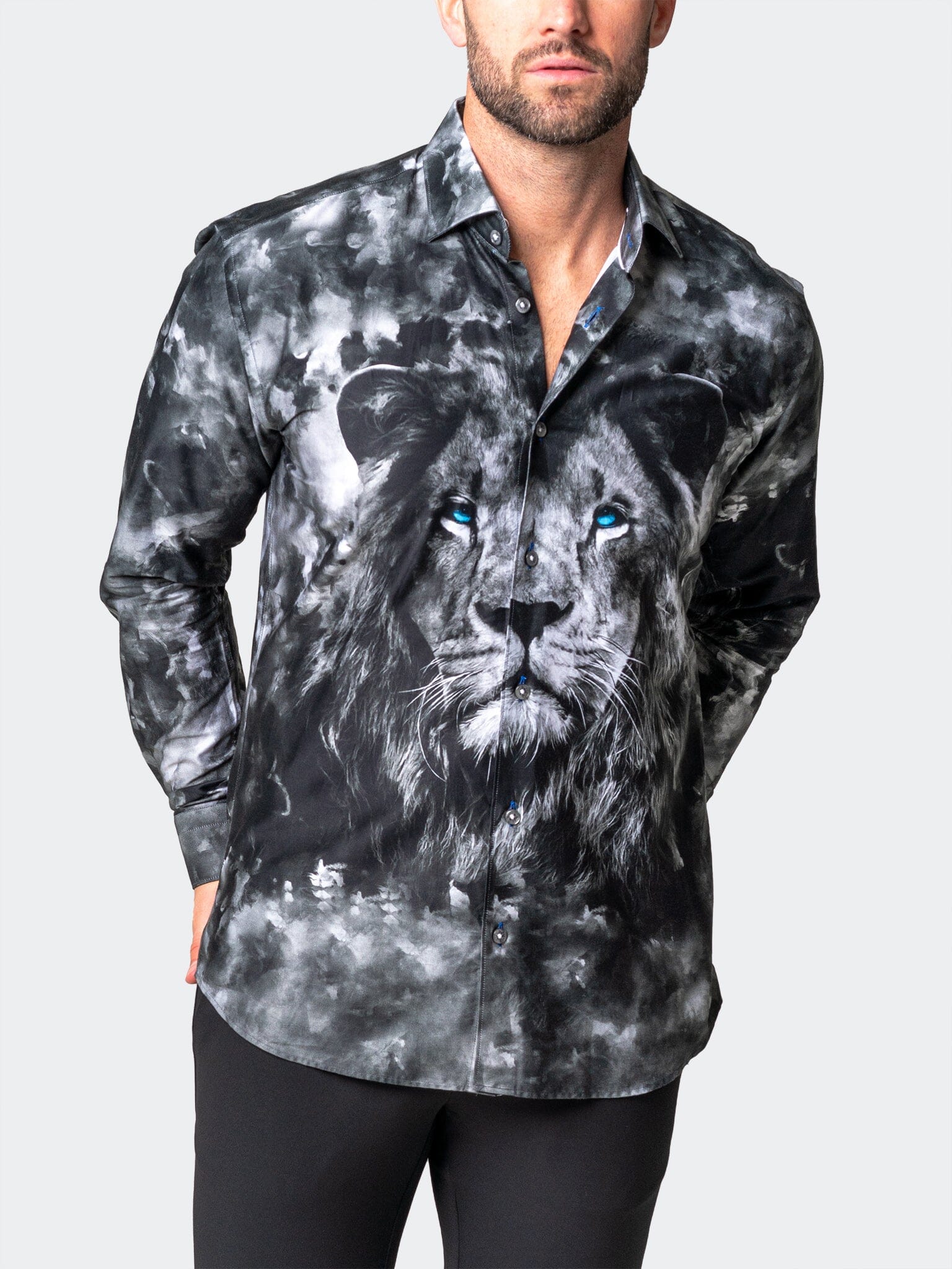 Lion Thoughts Black Shirt
