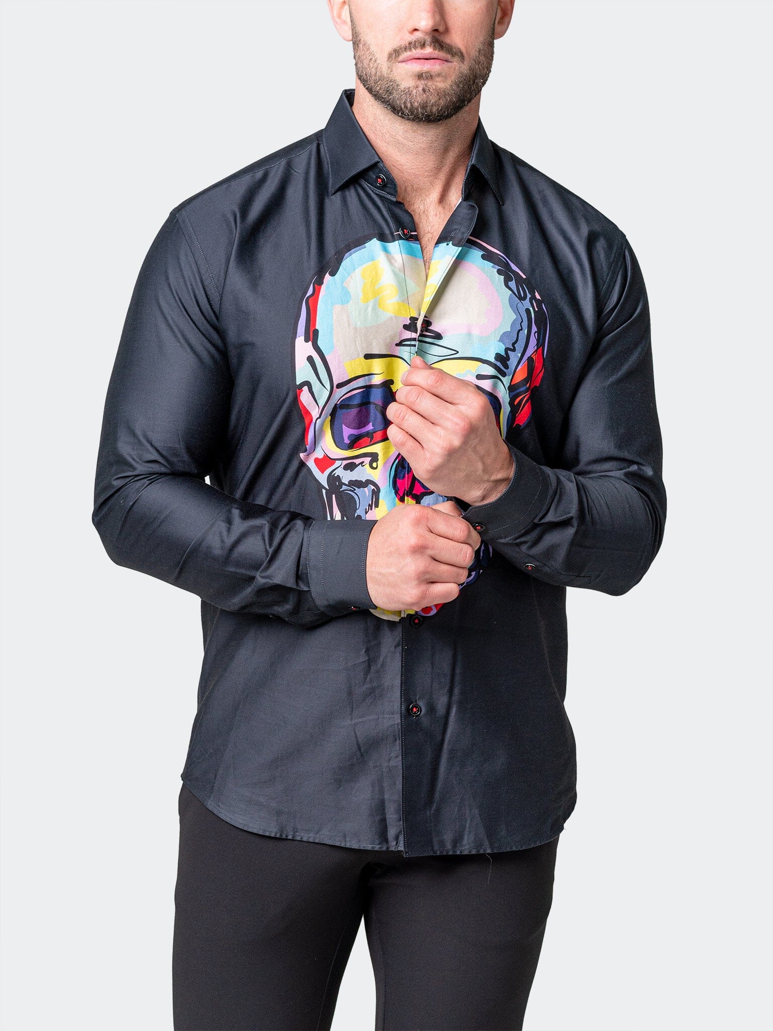 Fibonacci SkullFace Black Shirt