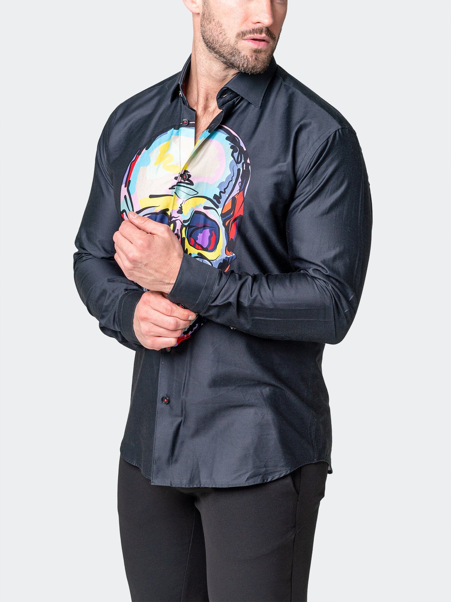 Fibonacci SkullFace Black Shirt