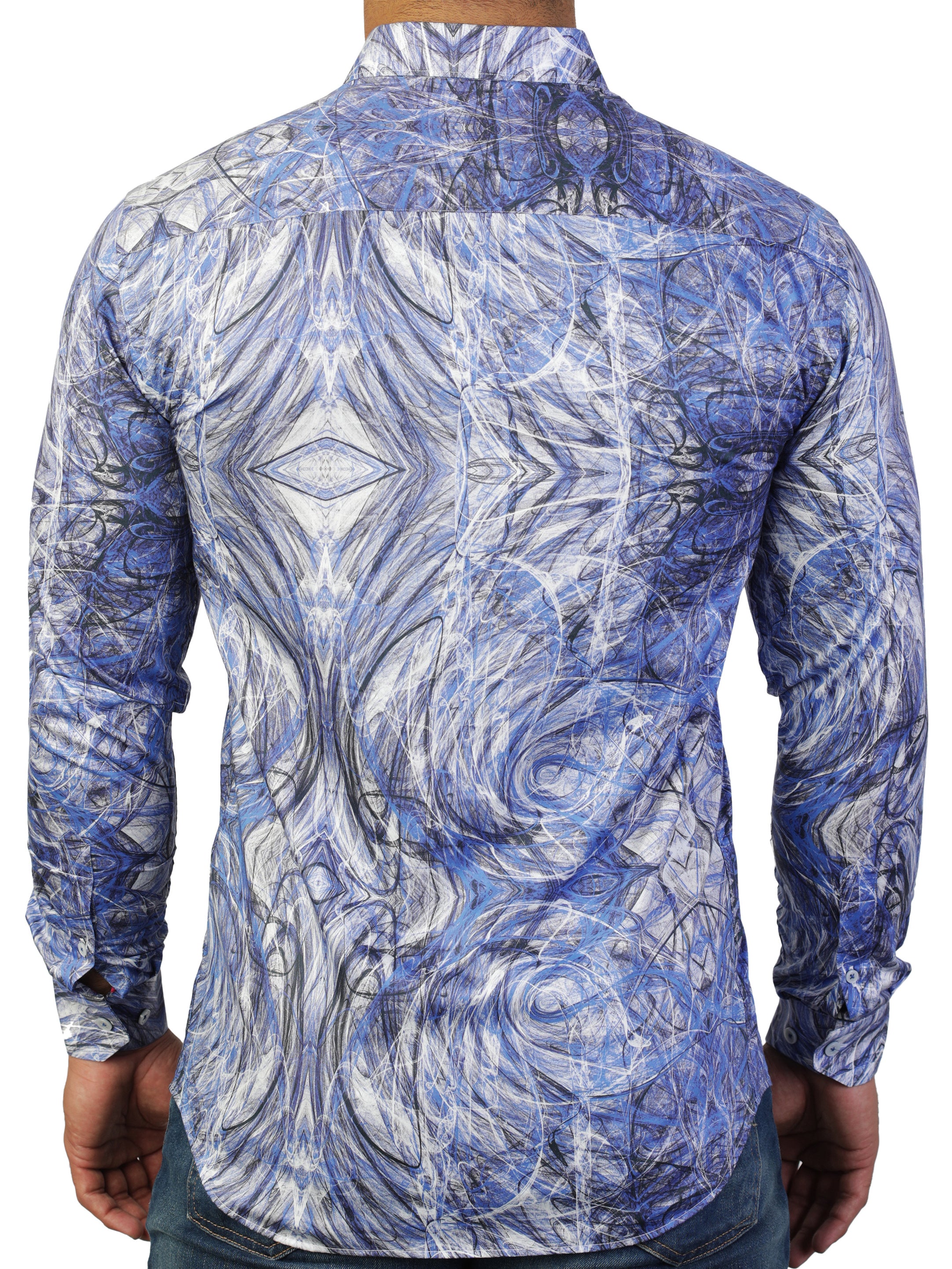 Fibonacci AllOver Blue