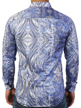 Fibonacci AllOver Blue View-4