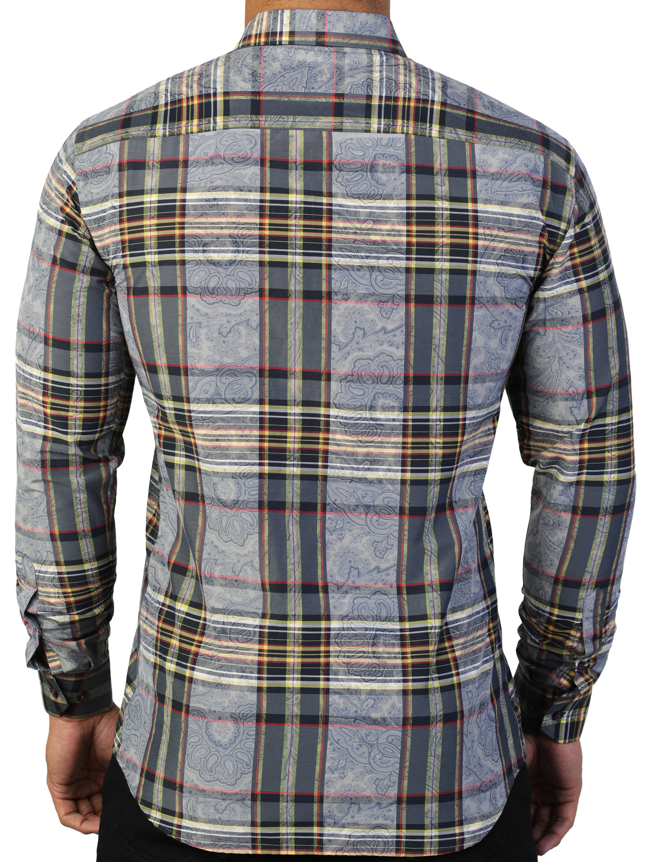 Fibonacci CheckPaisley Blue