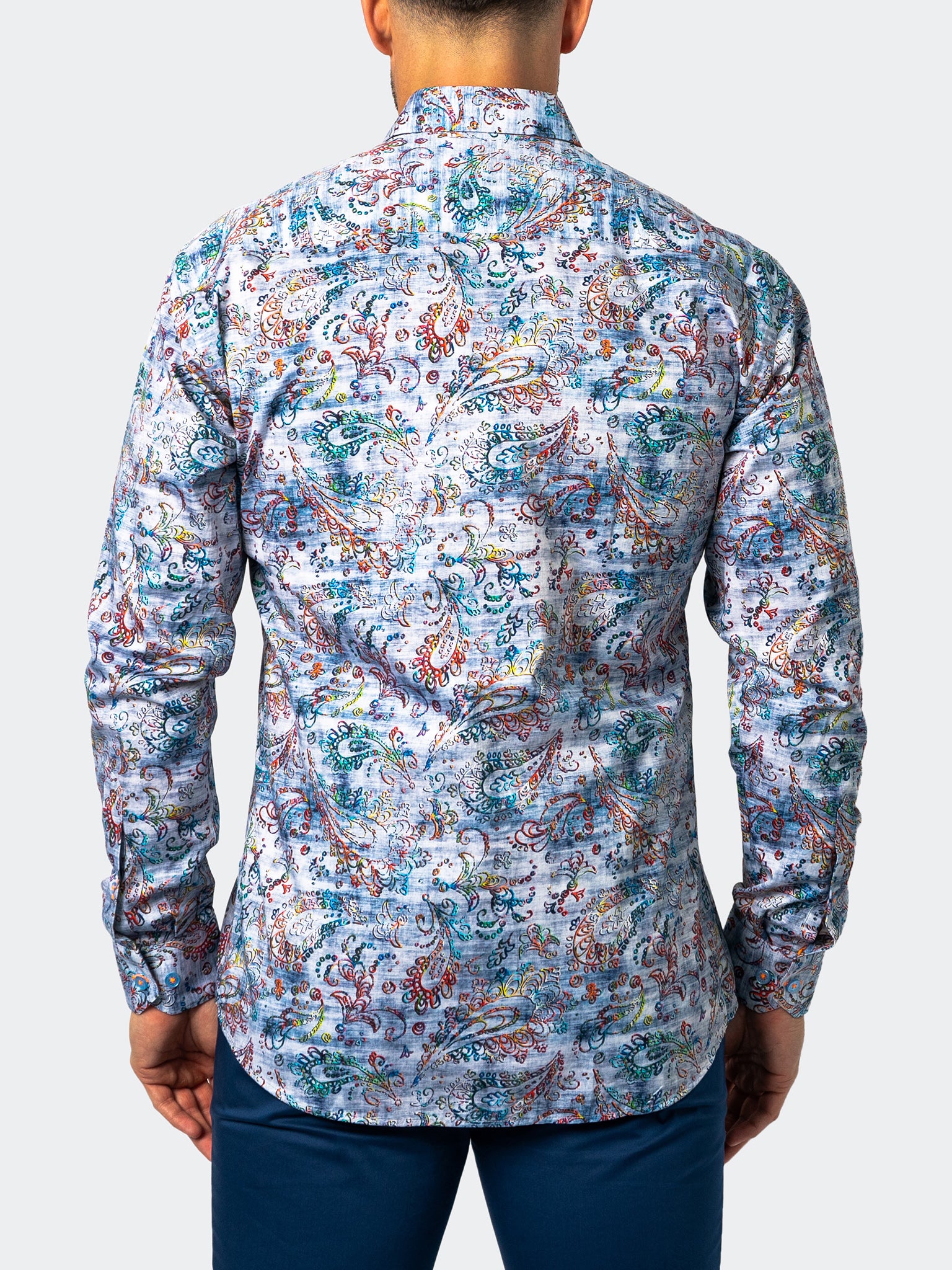 Fibonacci Denimpaisley Blue
