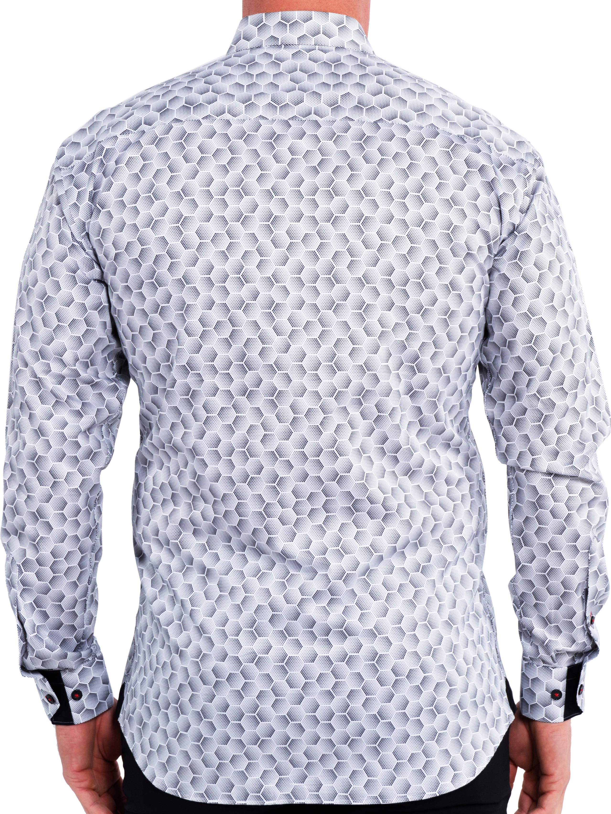 Fibonacci Honeycomb Grey