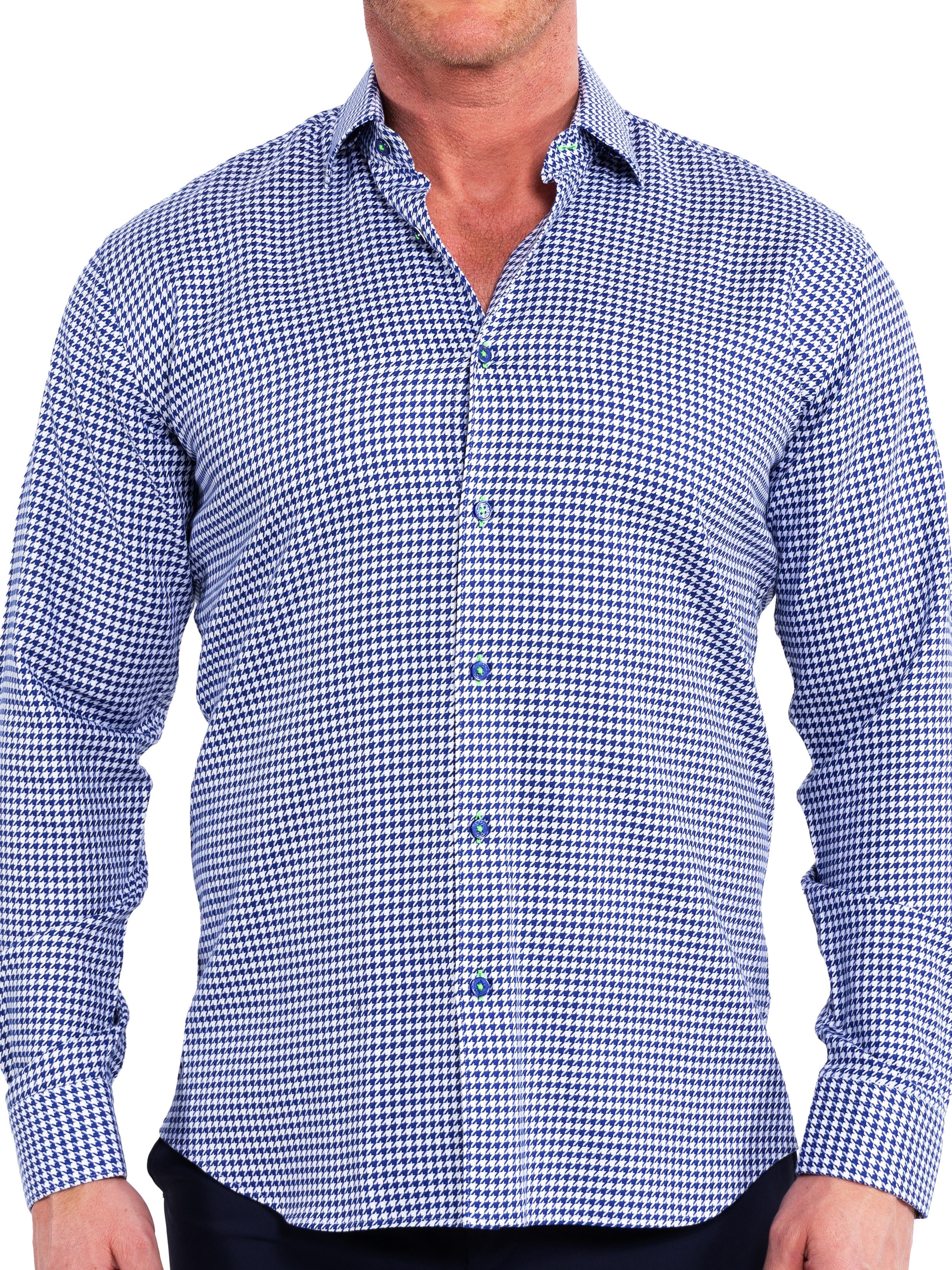 Fibonacci Houndstooth Blue