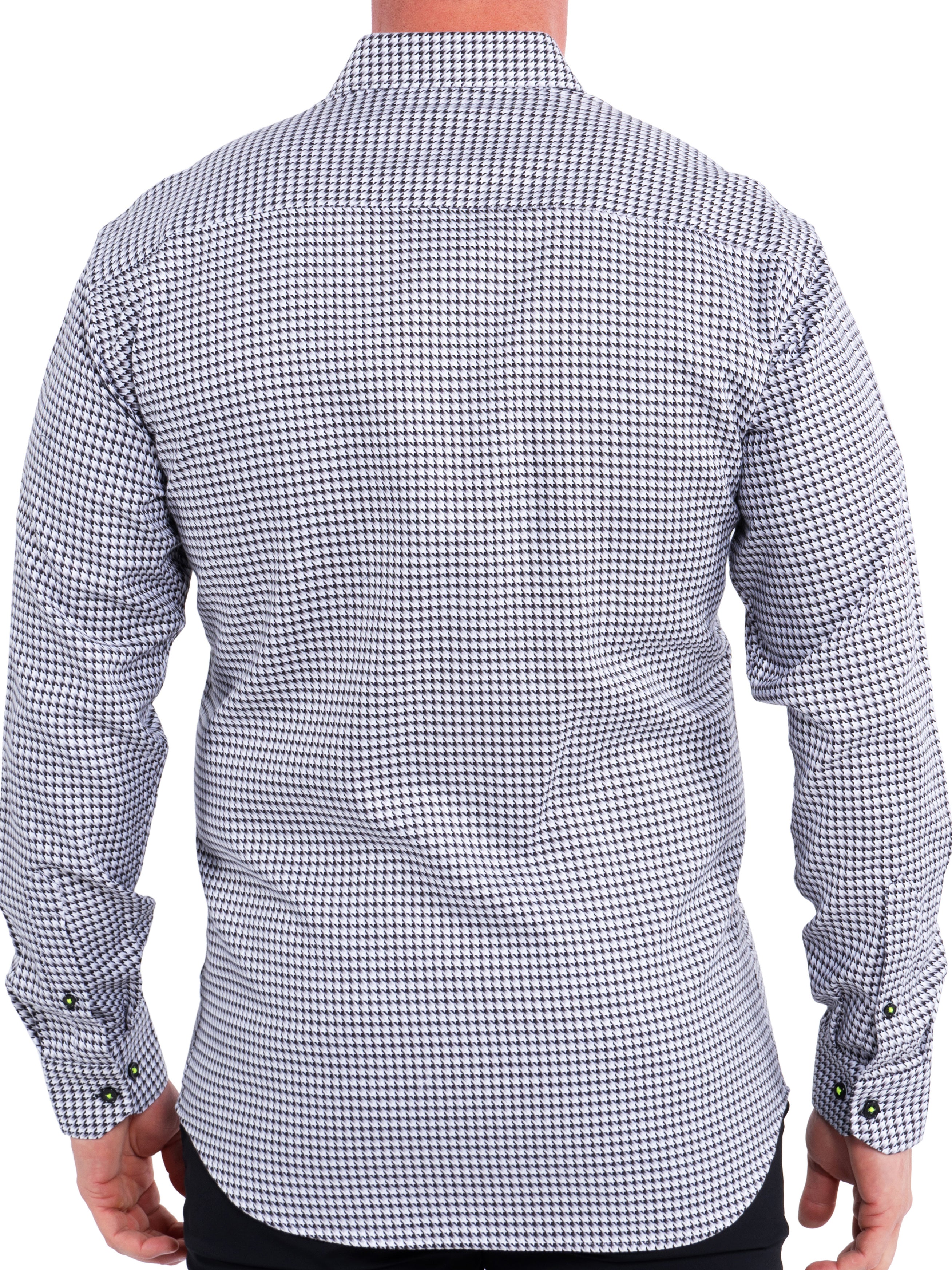 Fibonacci Houndstooth Grey