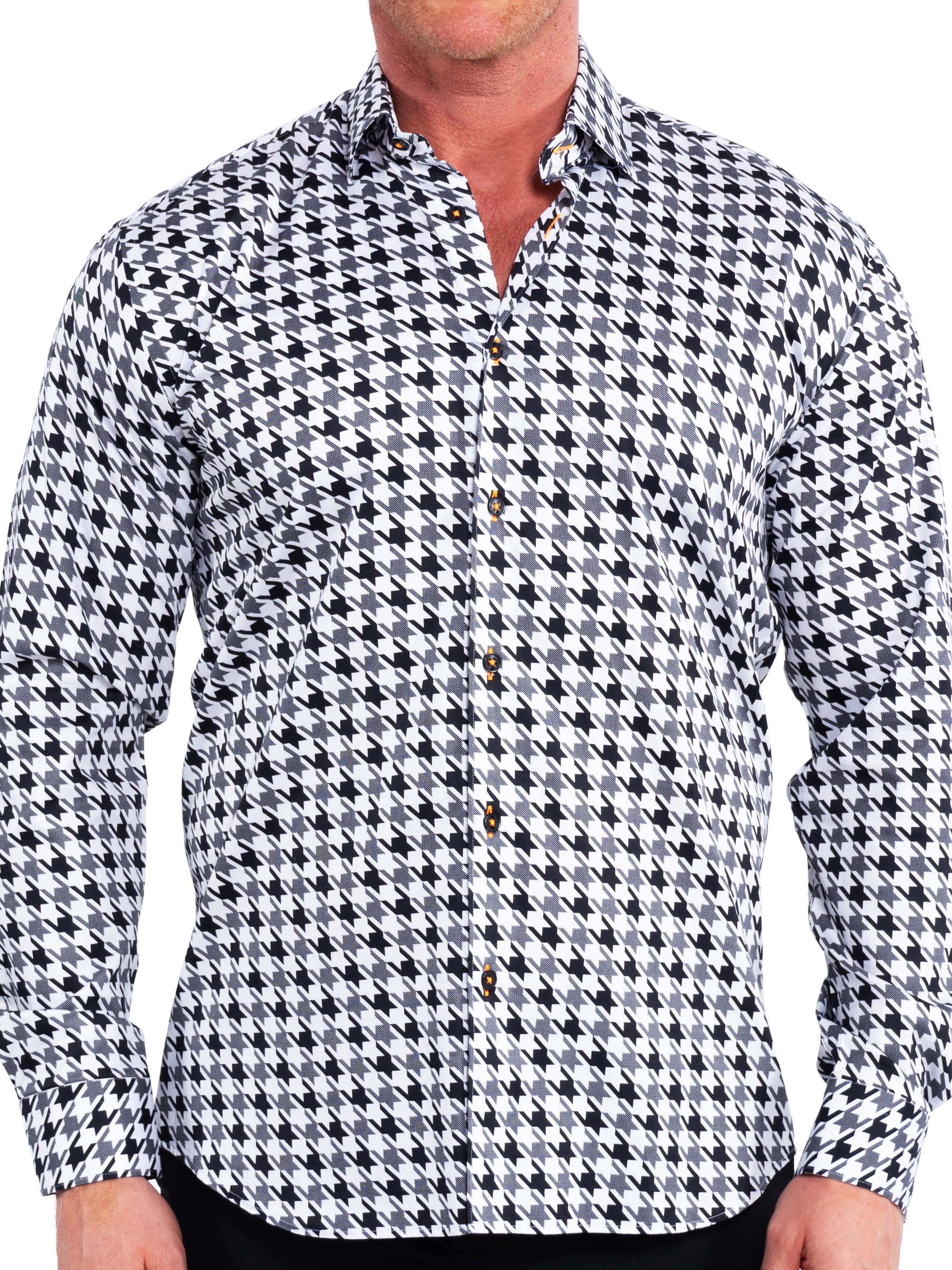 Fibonacci Houndstooth White