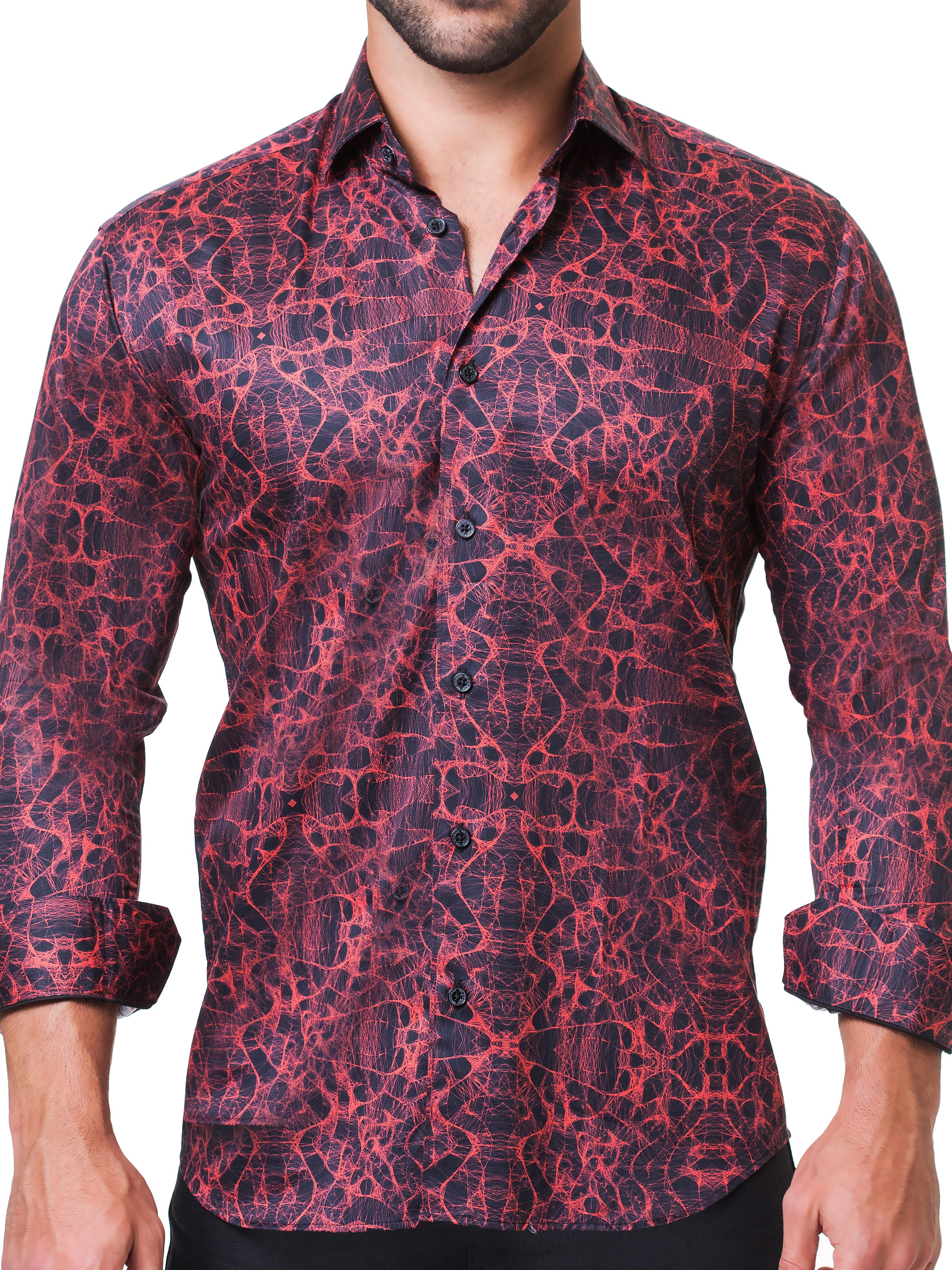 Fibonacci Motif Red