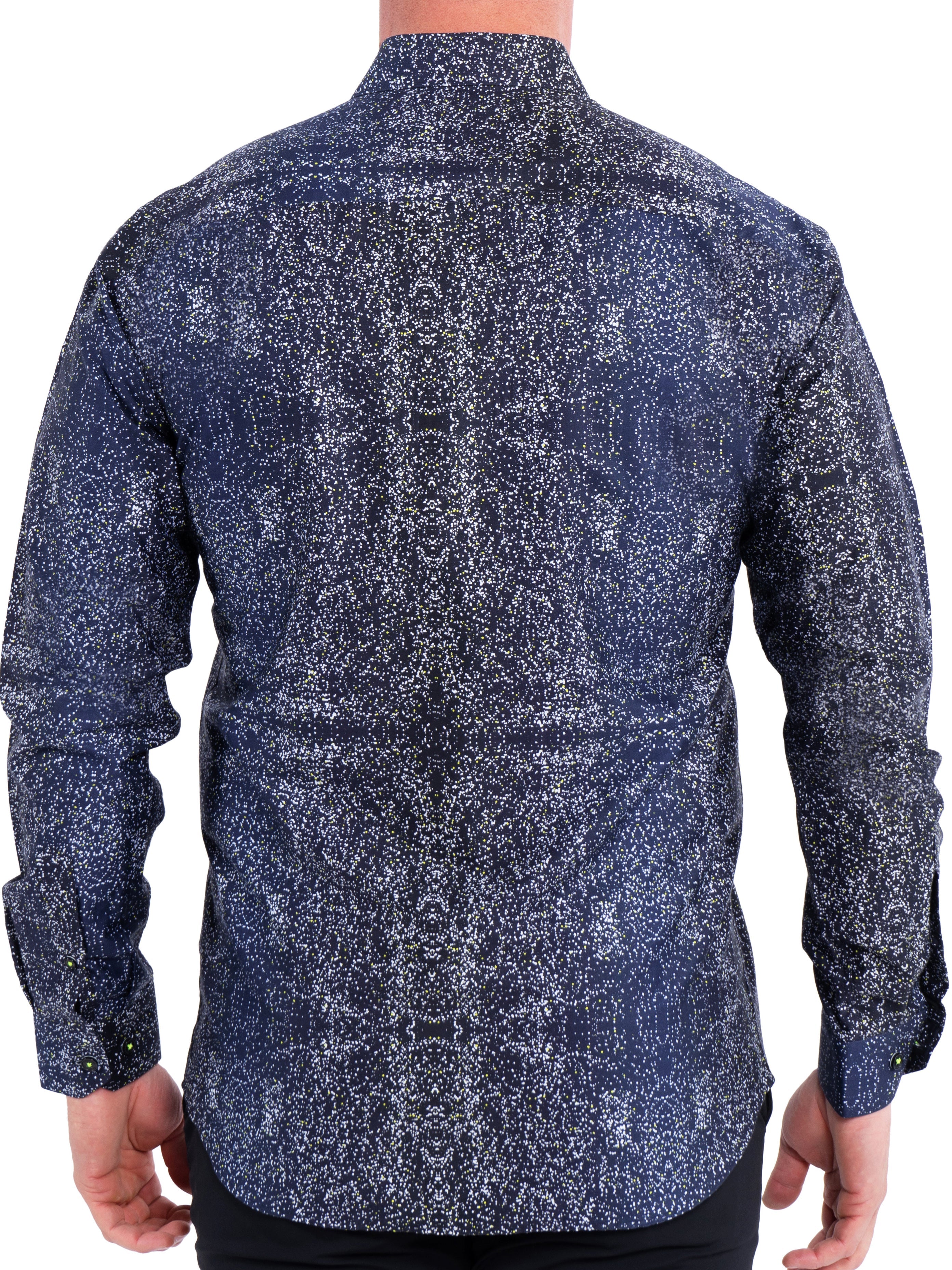 Fibonacci Pointilism Blue