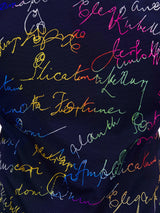 Fibonacci Rainbow scrible Black View-5