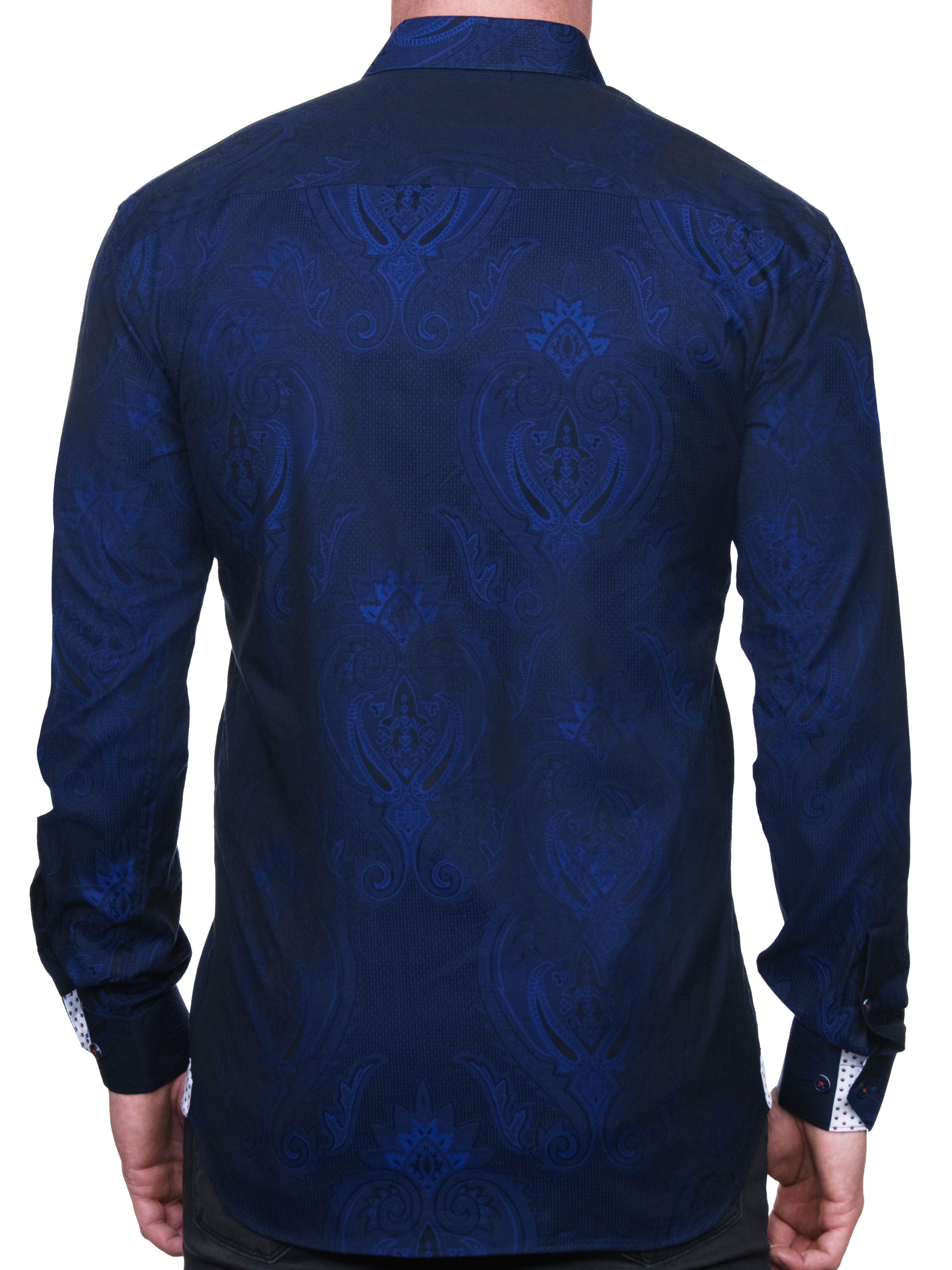 Fibonacci RoyalPaisly Blue