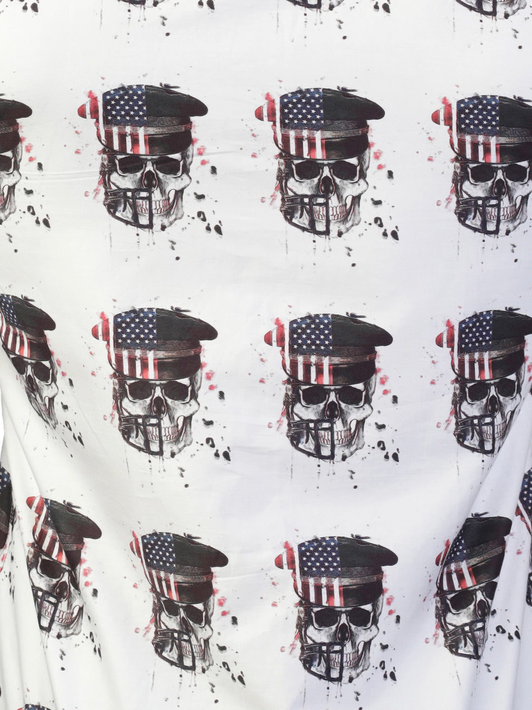 Fibonacci SkullAmerica White