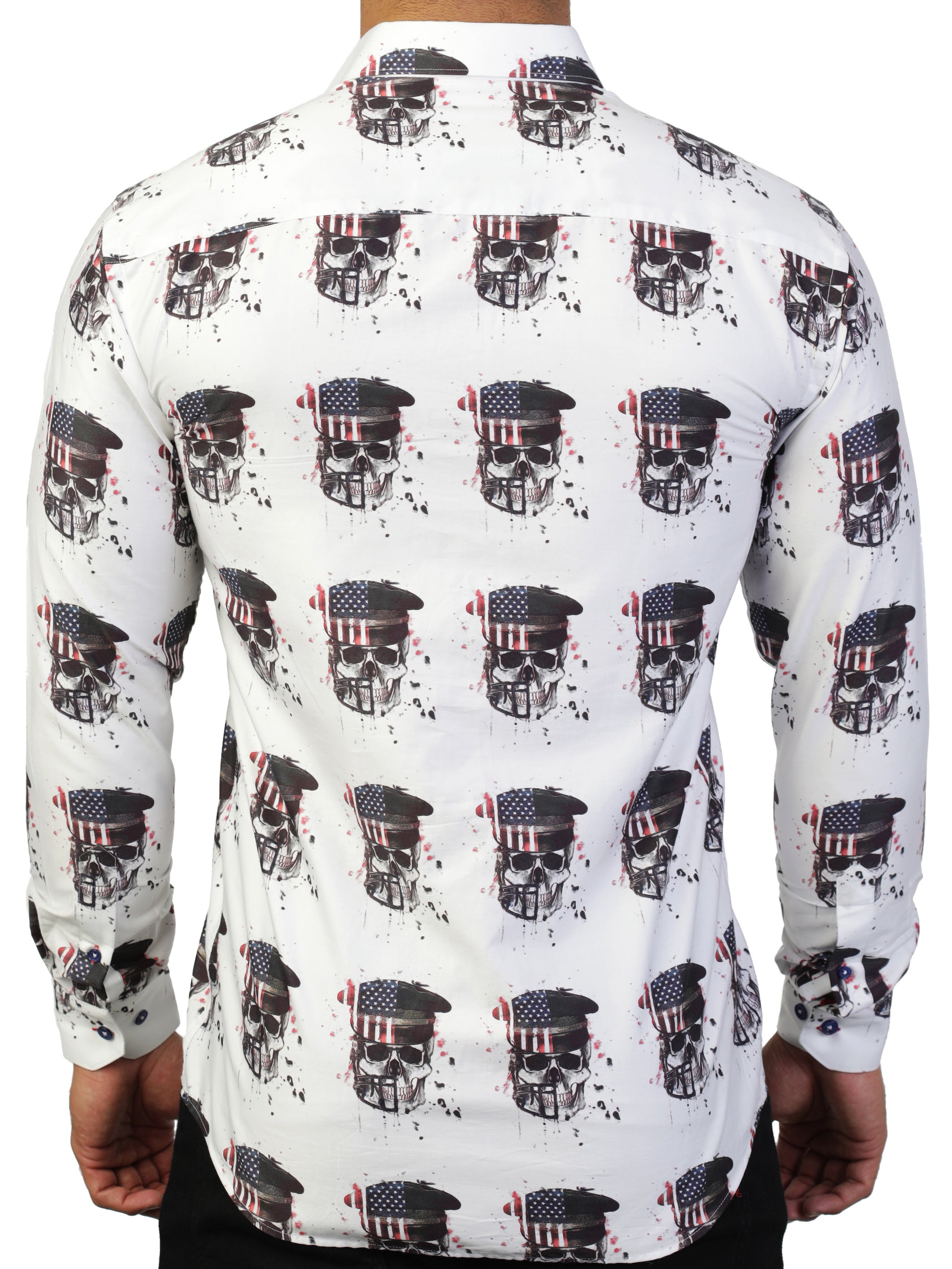 Fibonacci SkullAmerica White