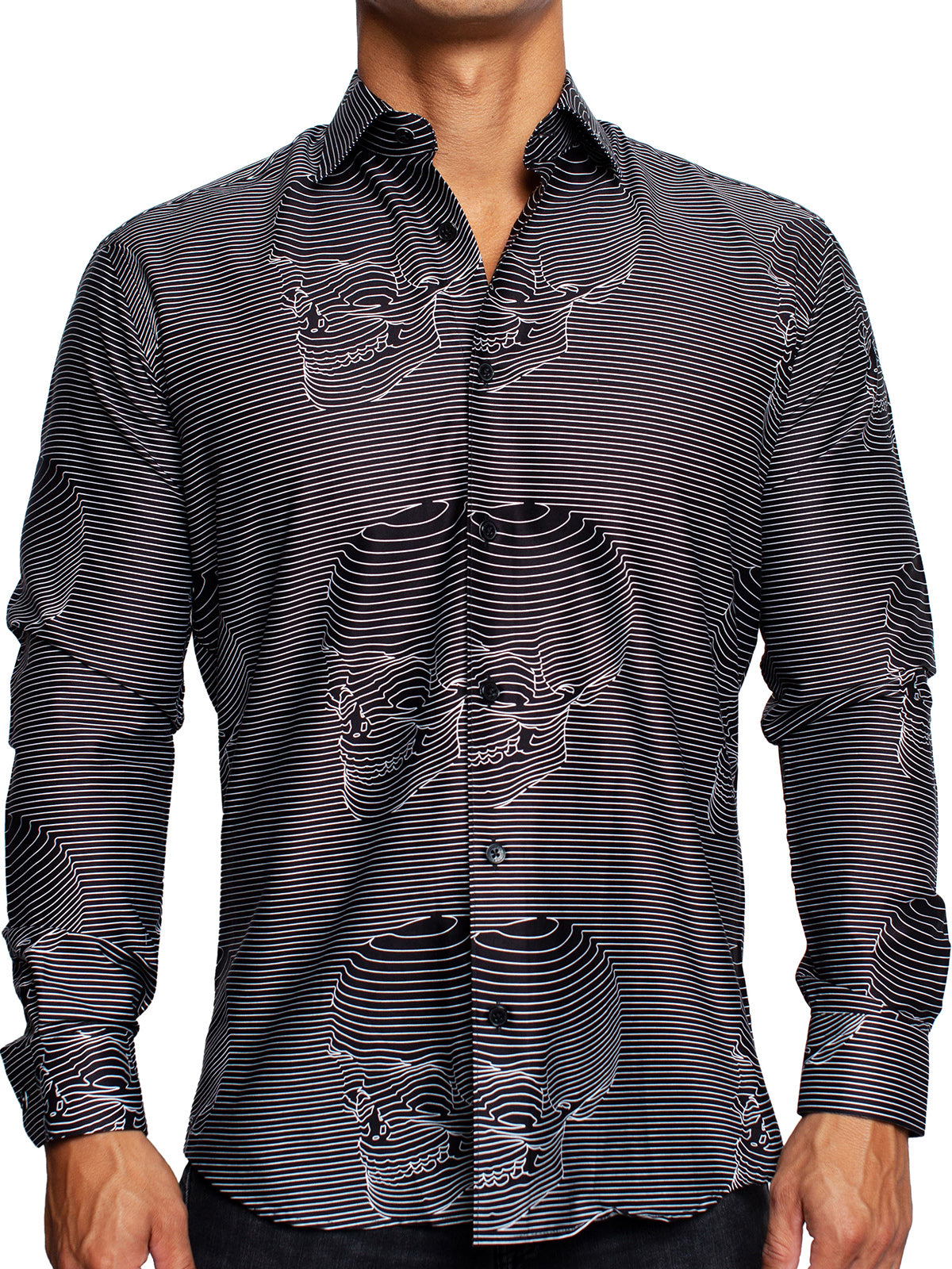 Fibonacci SkullLine Black