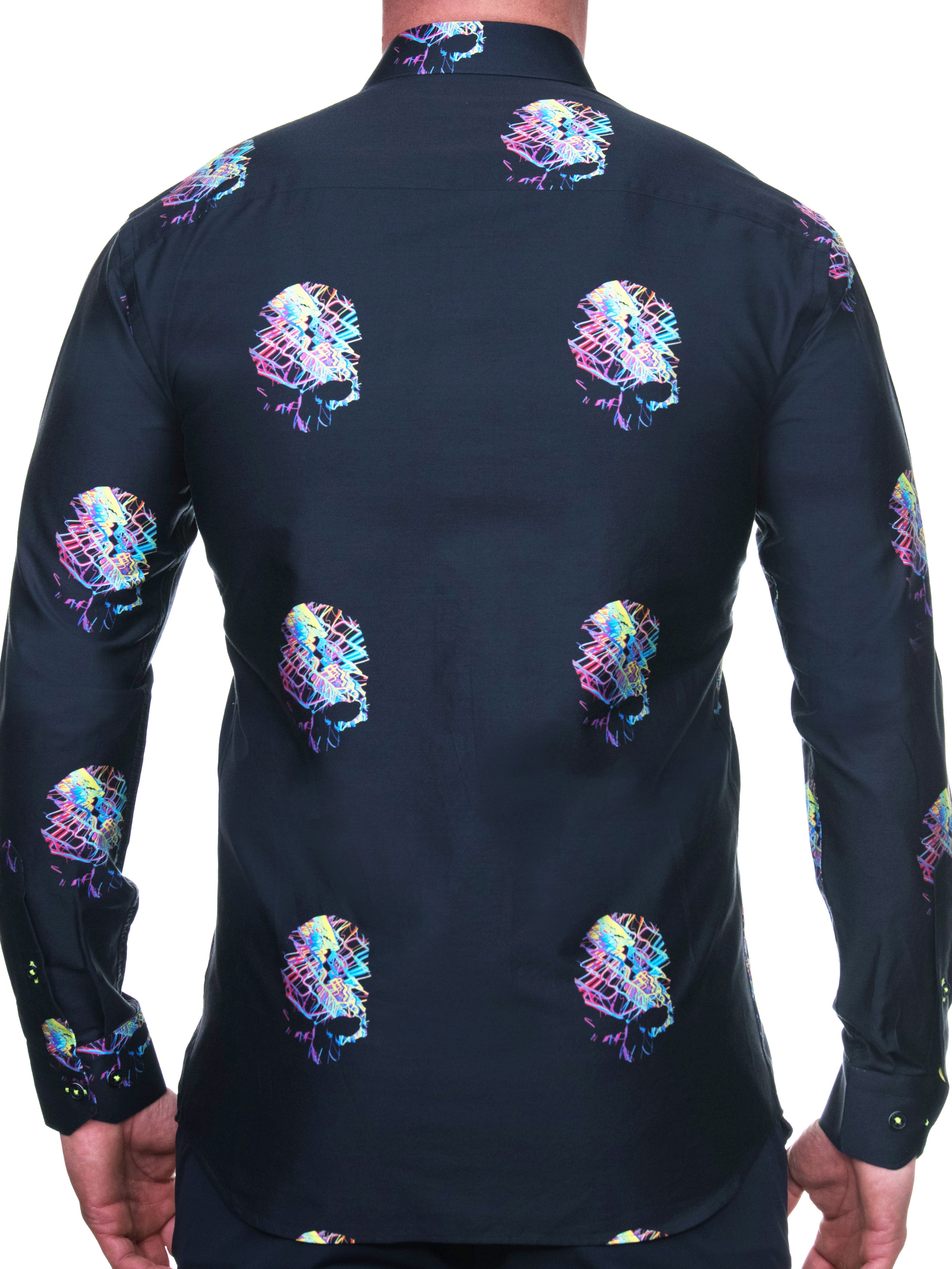 Fibonacci SkullNeon Black