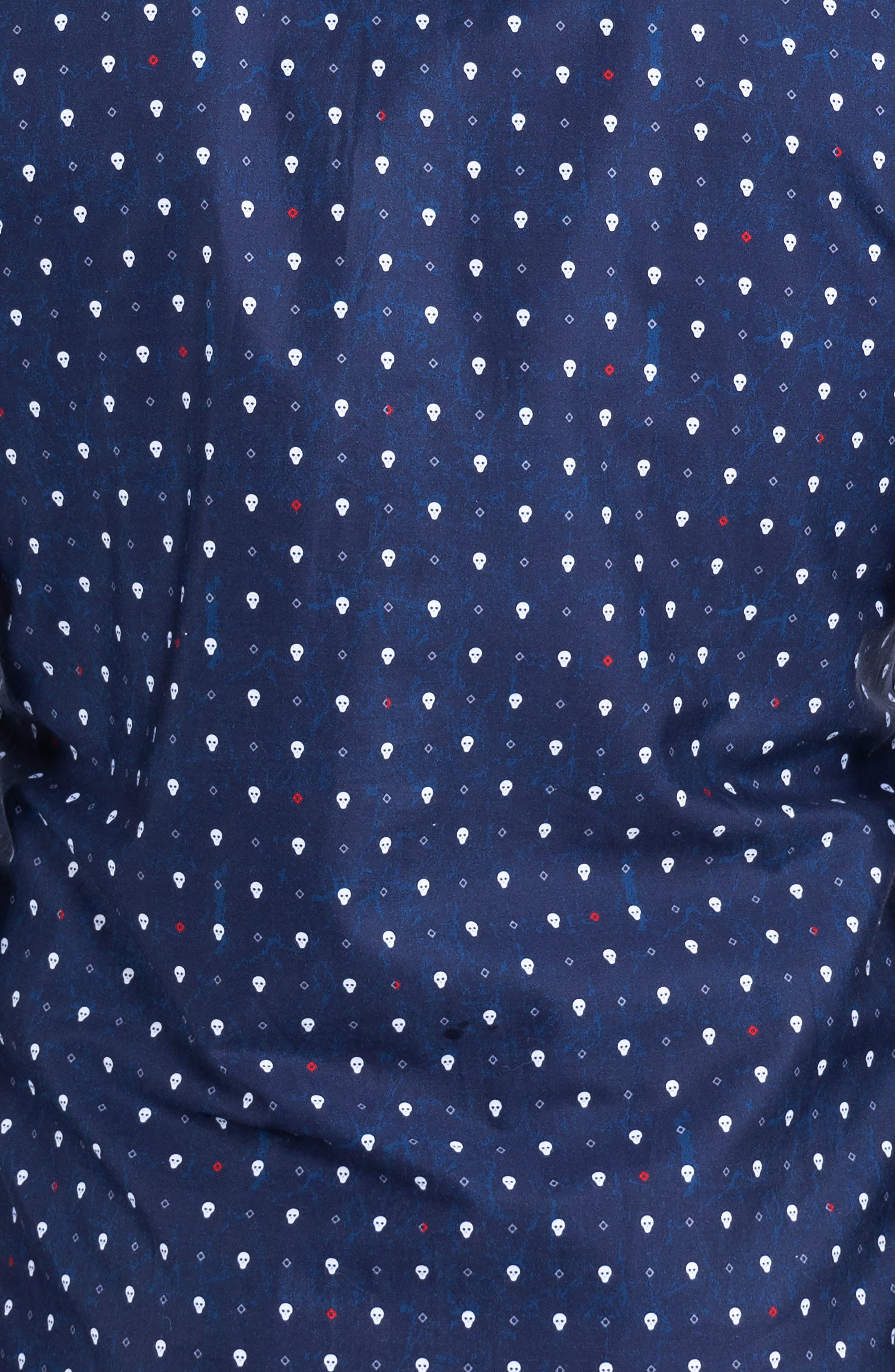Fibonacci SkullPolka Blue