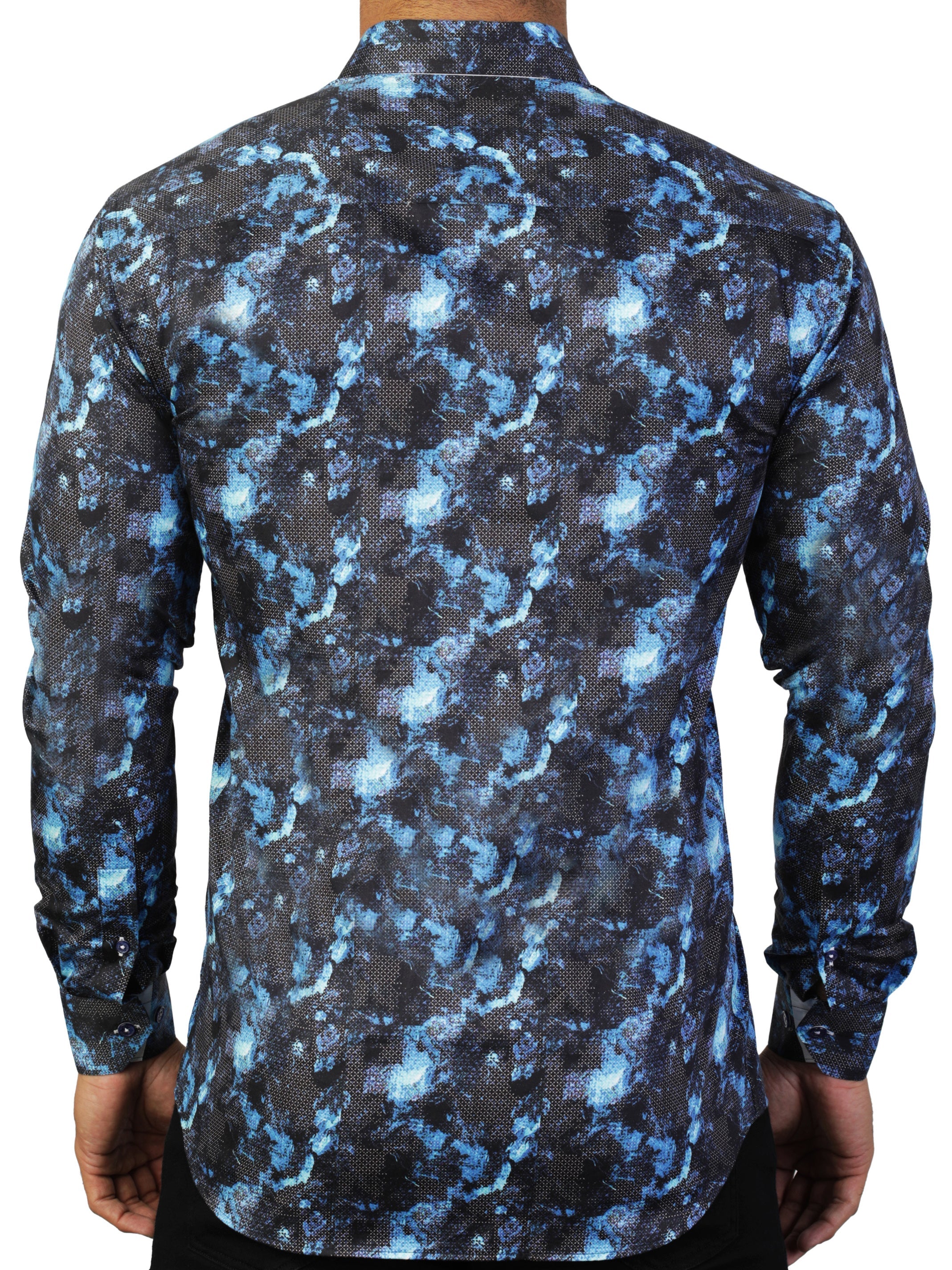 Fibonacci Space Blue