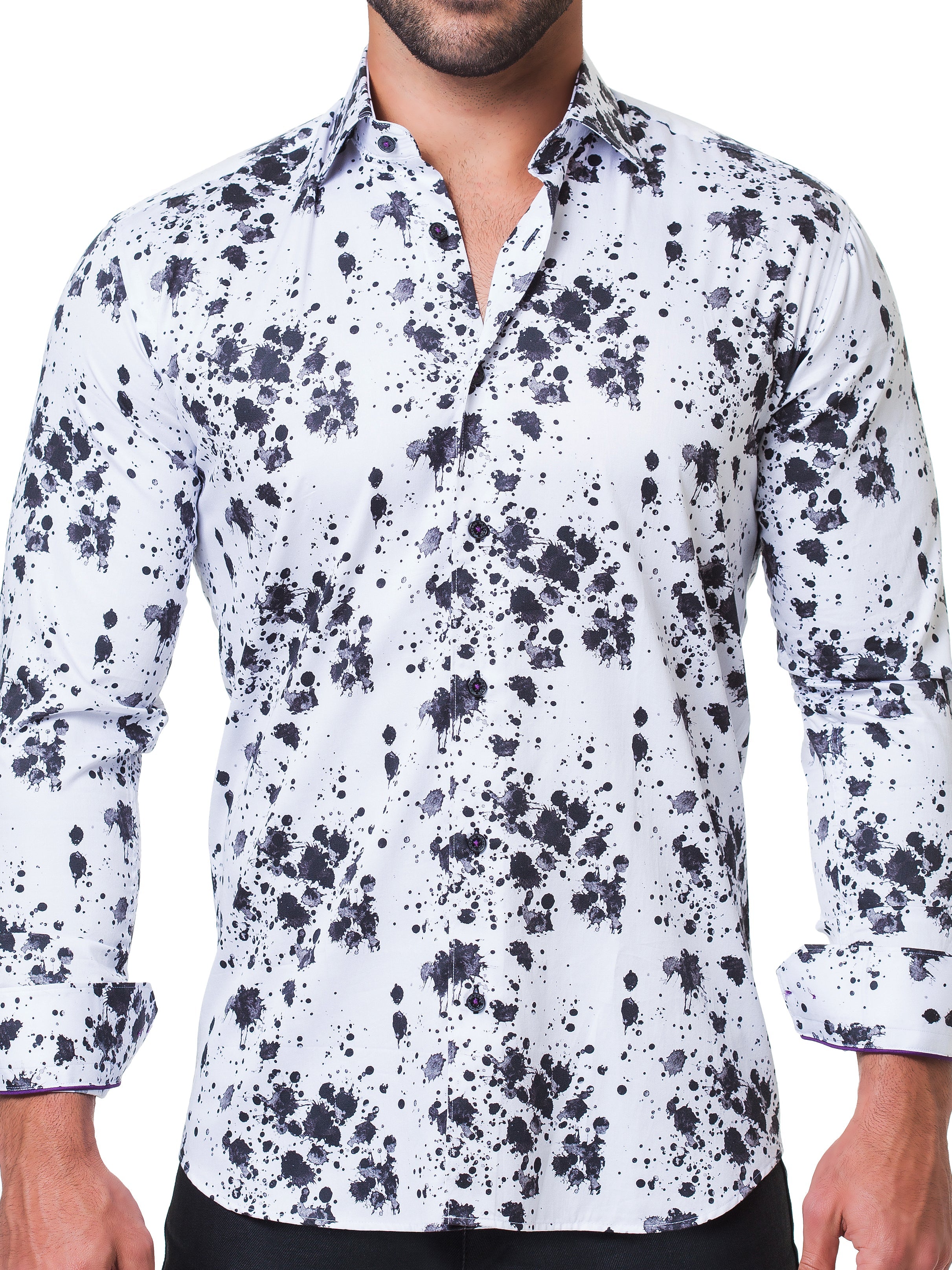 Fibonacci Splash Black