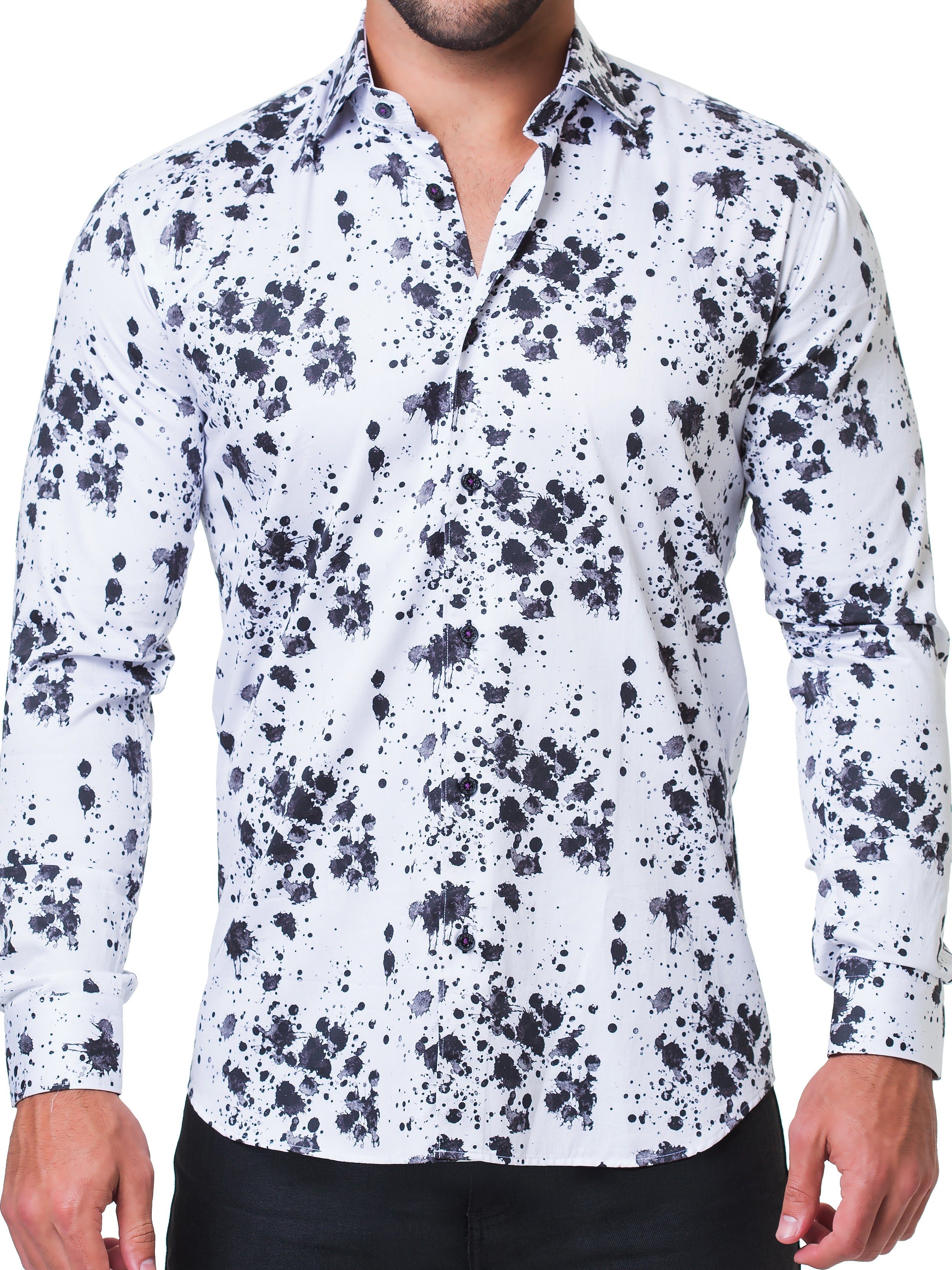 Fibonacci Splash Black