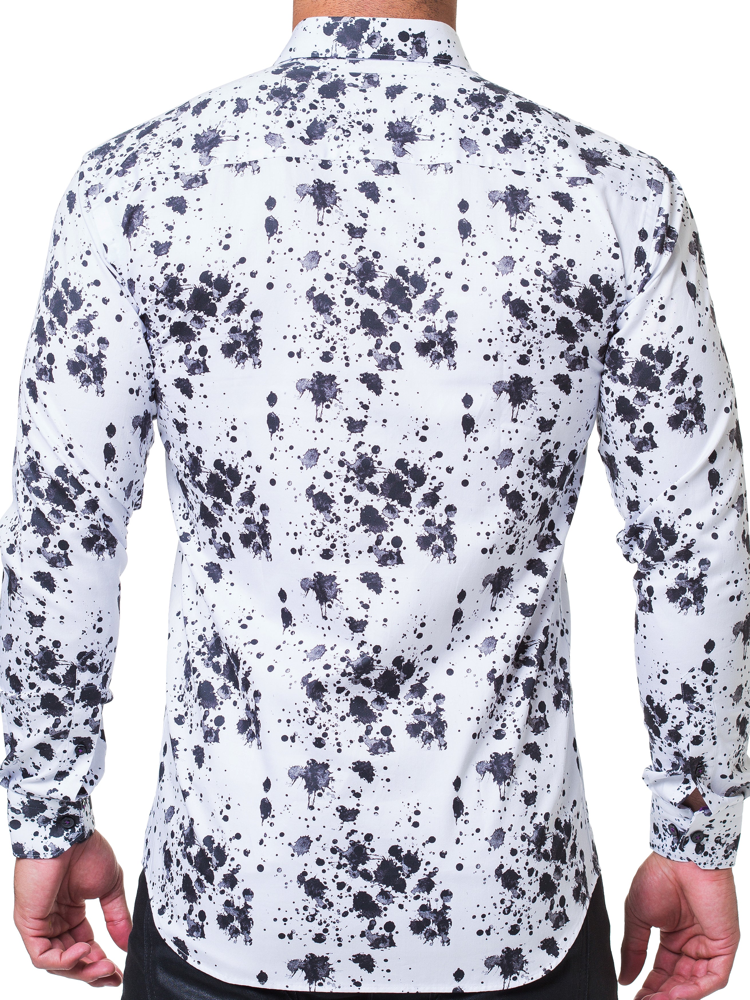 Fibonacci Splash Black