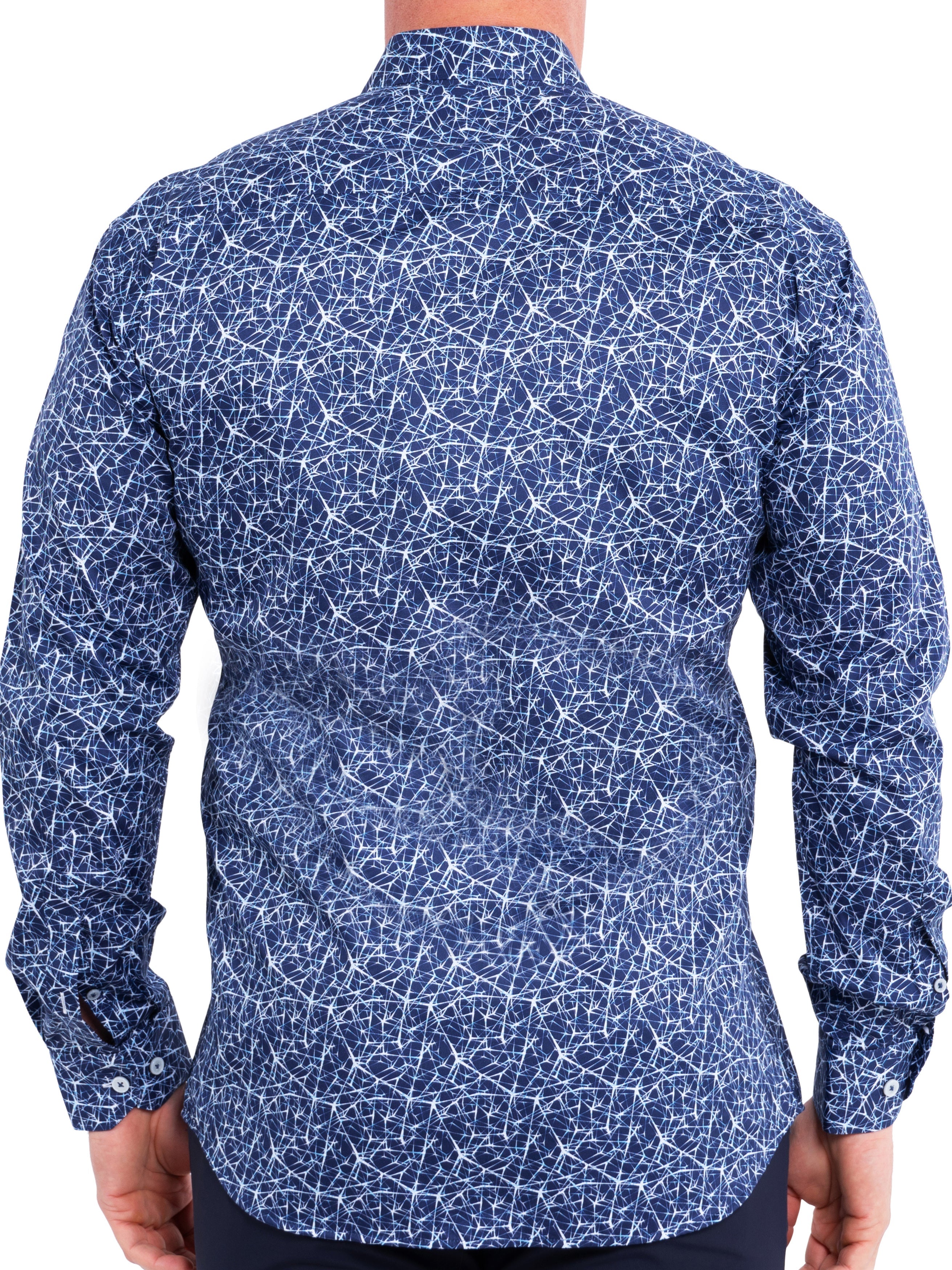 Fibonacci Net Blue