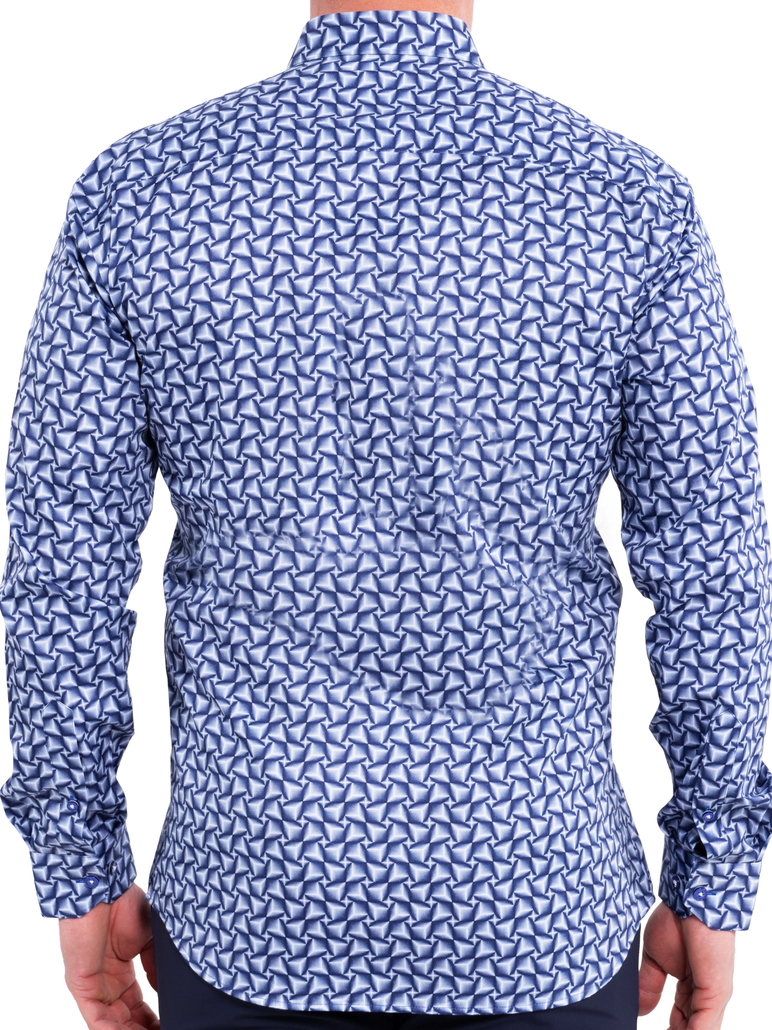 Fibonacci RepeatingGrey Blue
