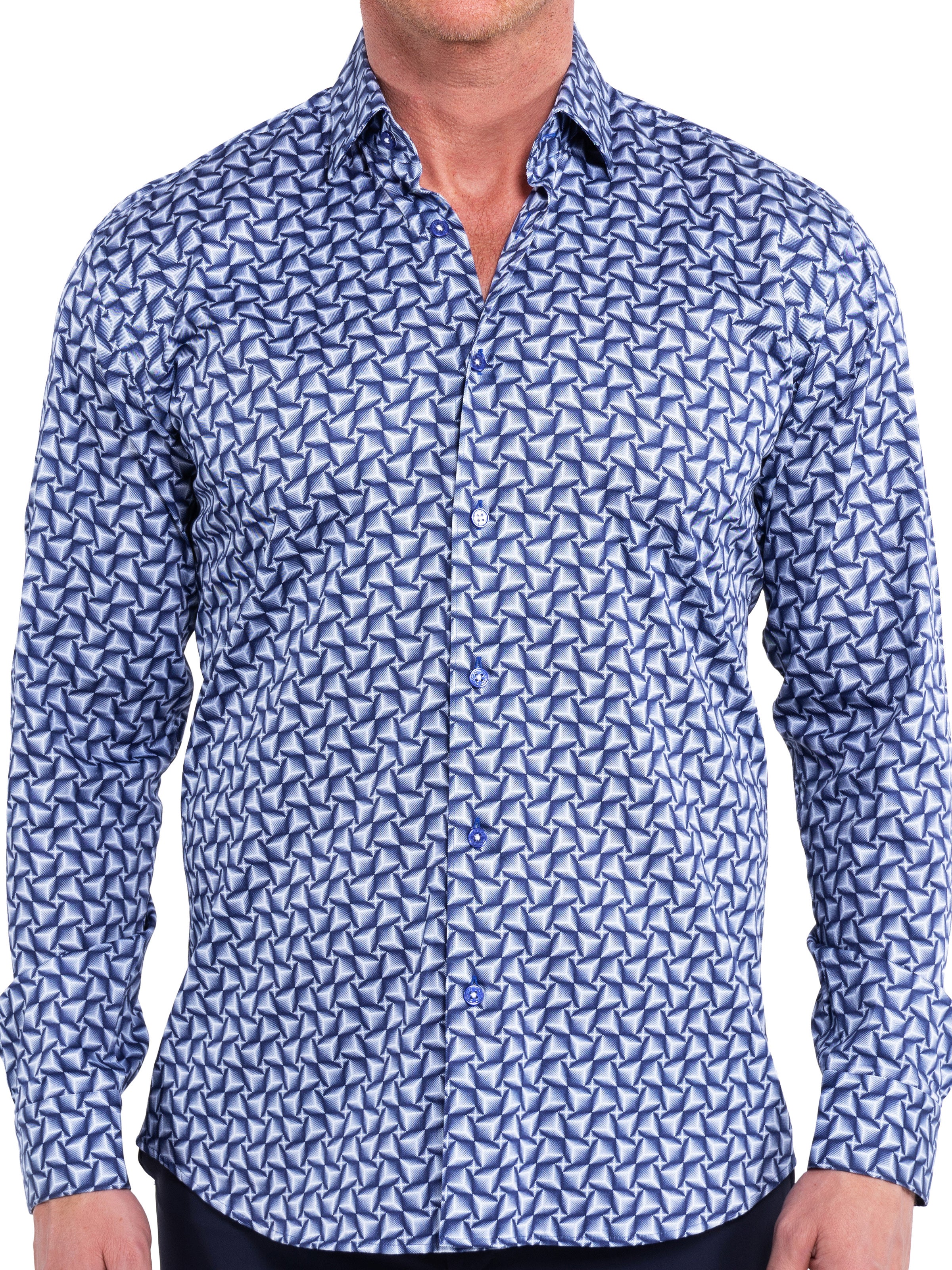 Fibonacci RepeatingGrey Blue