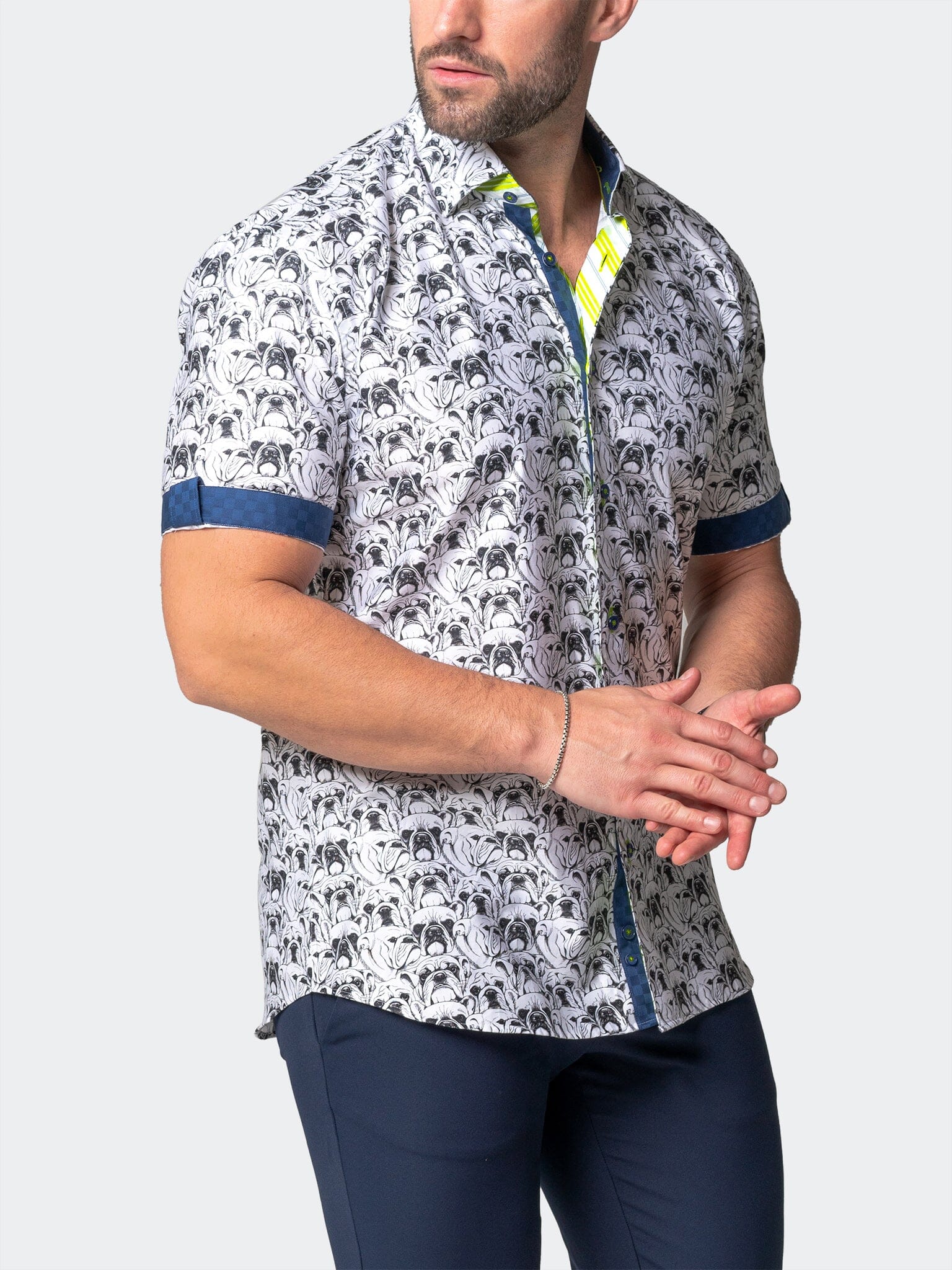 Galileo Bulldog White Shirt