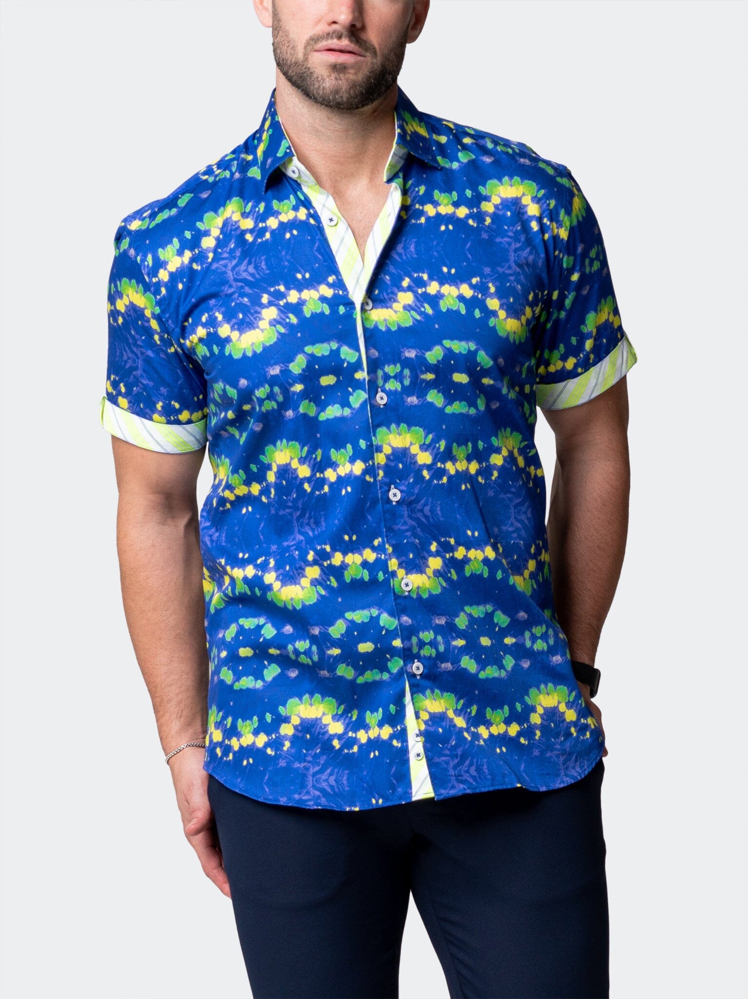 Galileo DyeGreen Blue Shirt