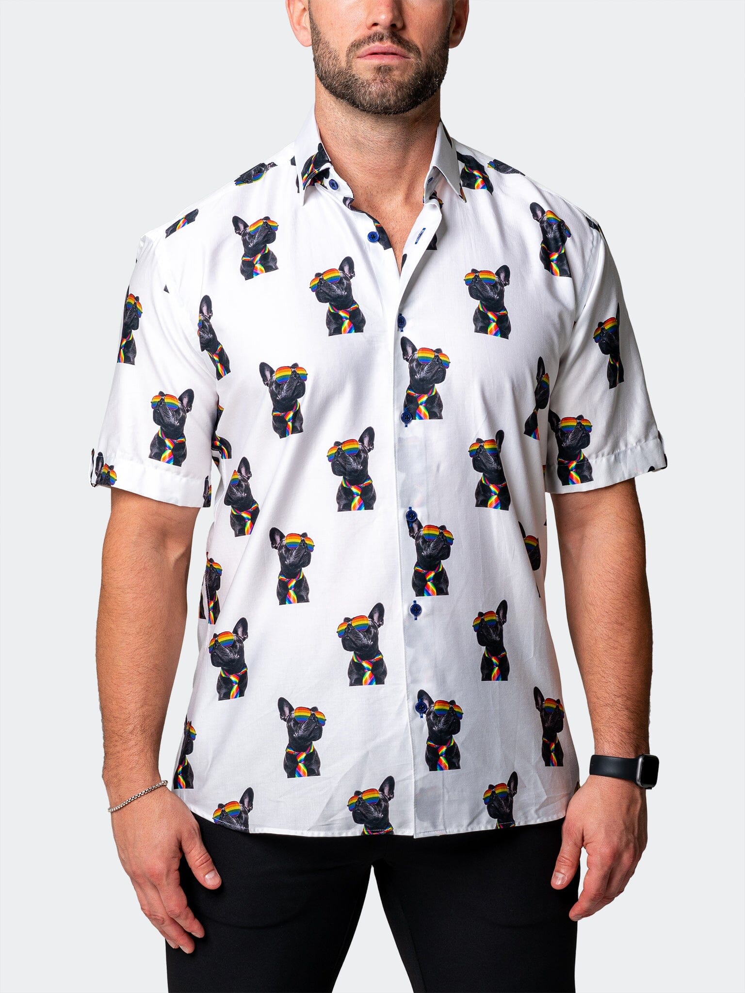 Galileo GlassesDog White Shirt