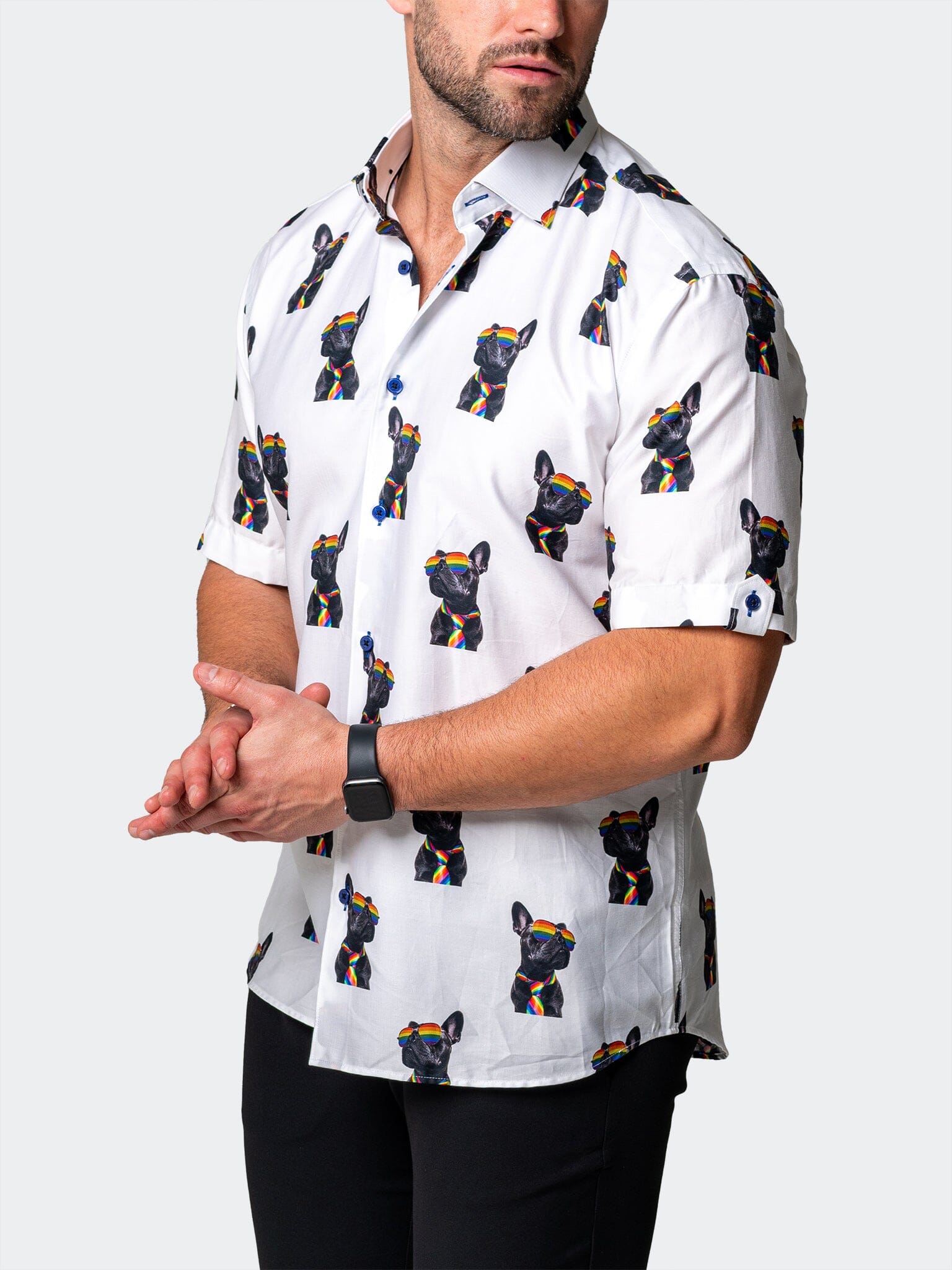 Galileo GlassesDog White Shirt
