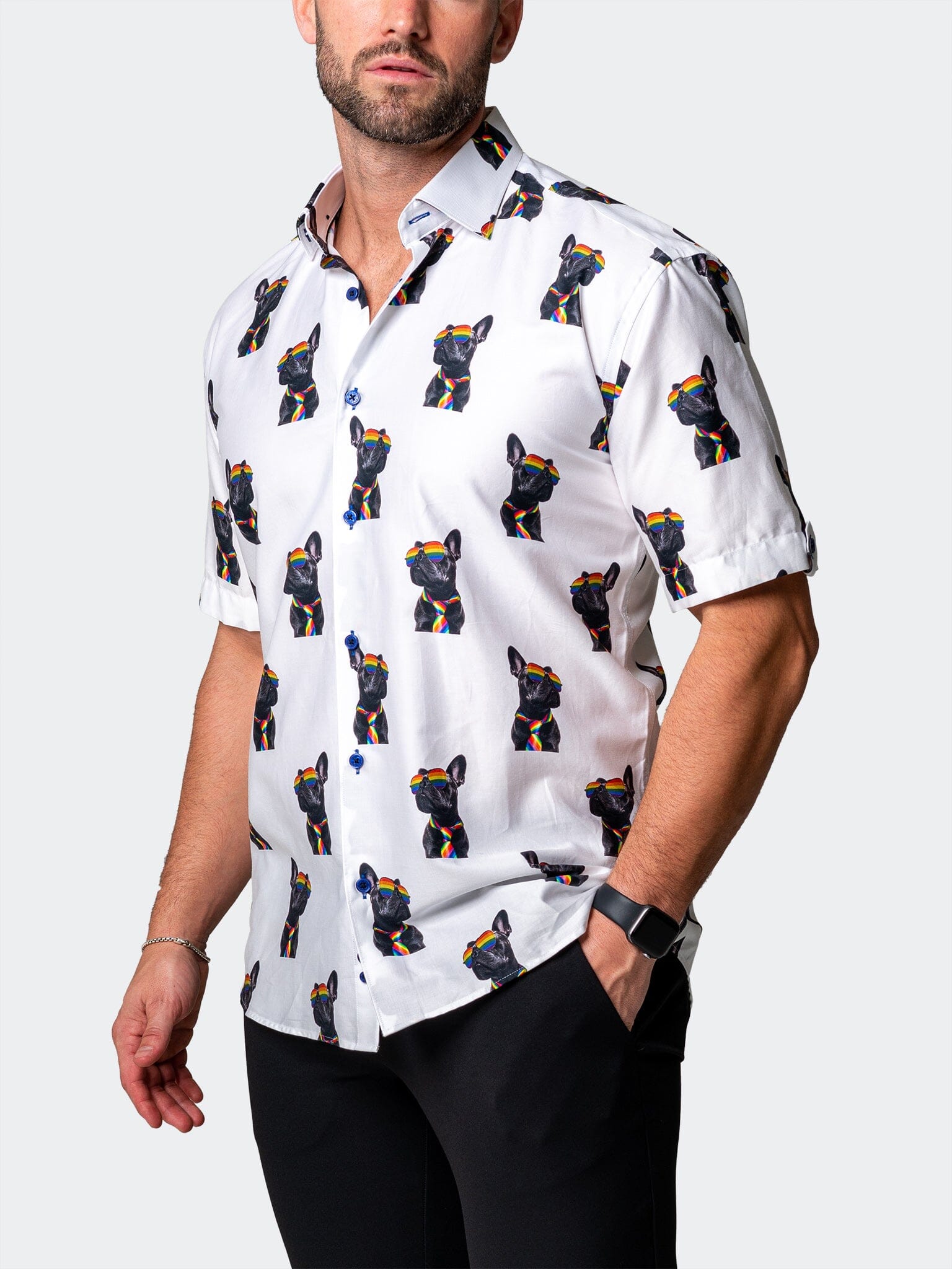 Galileo GlassesDog White Shirt