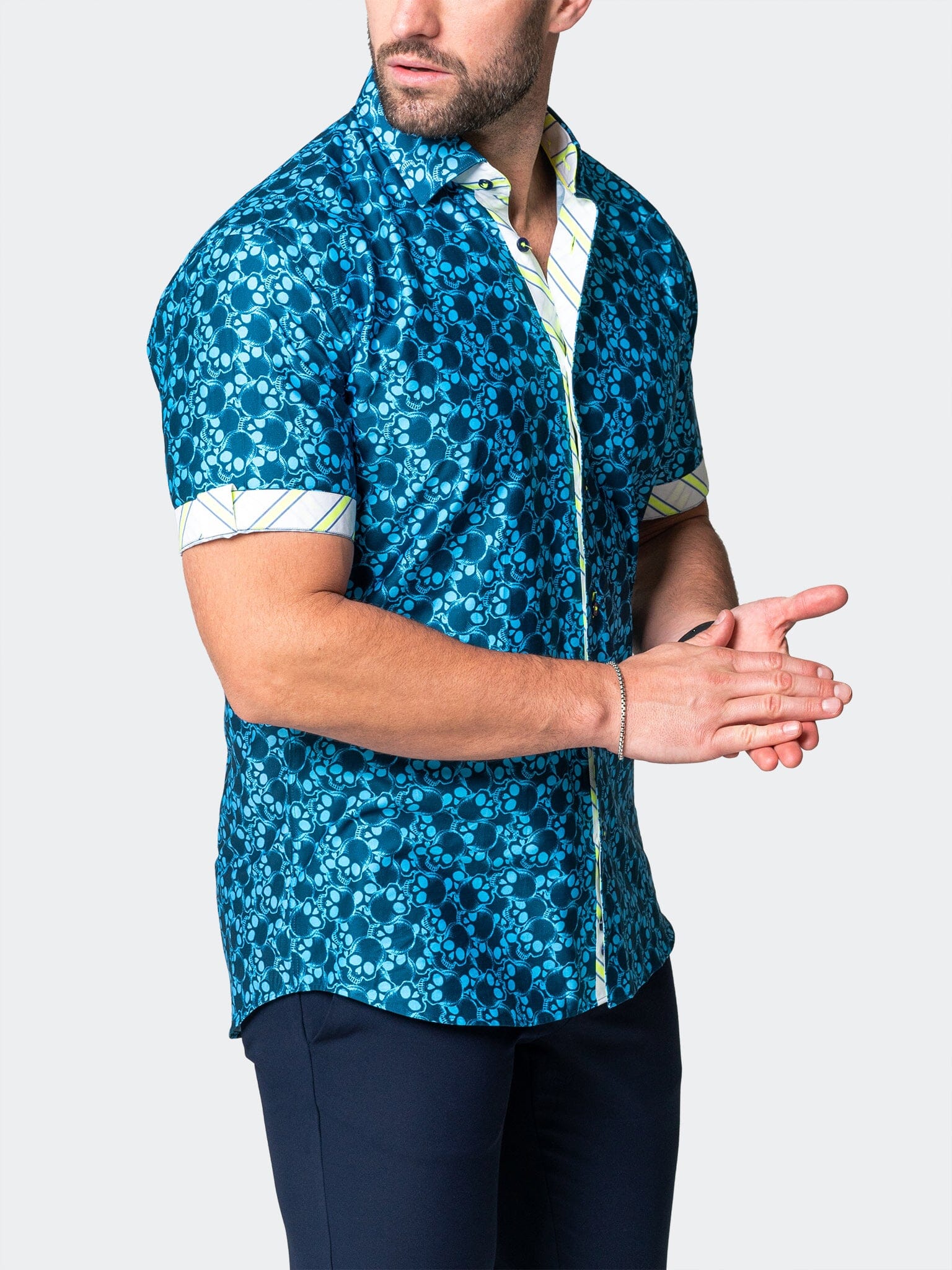 Galileo SkullLight Blue Shirt