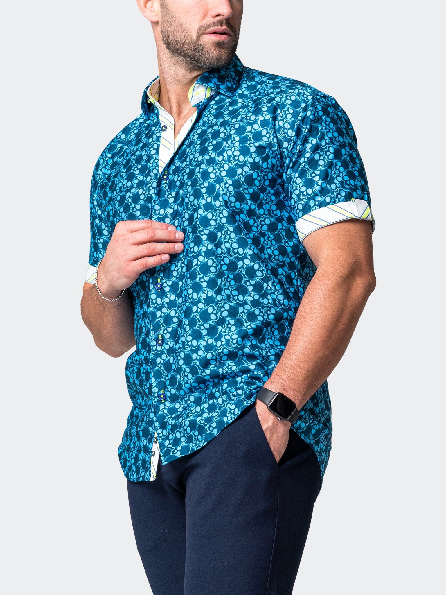 Galileo SkullLight Blue Shirt