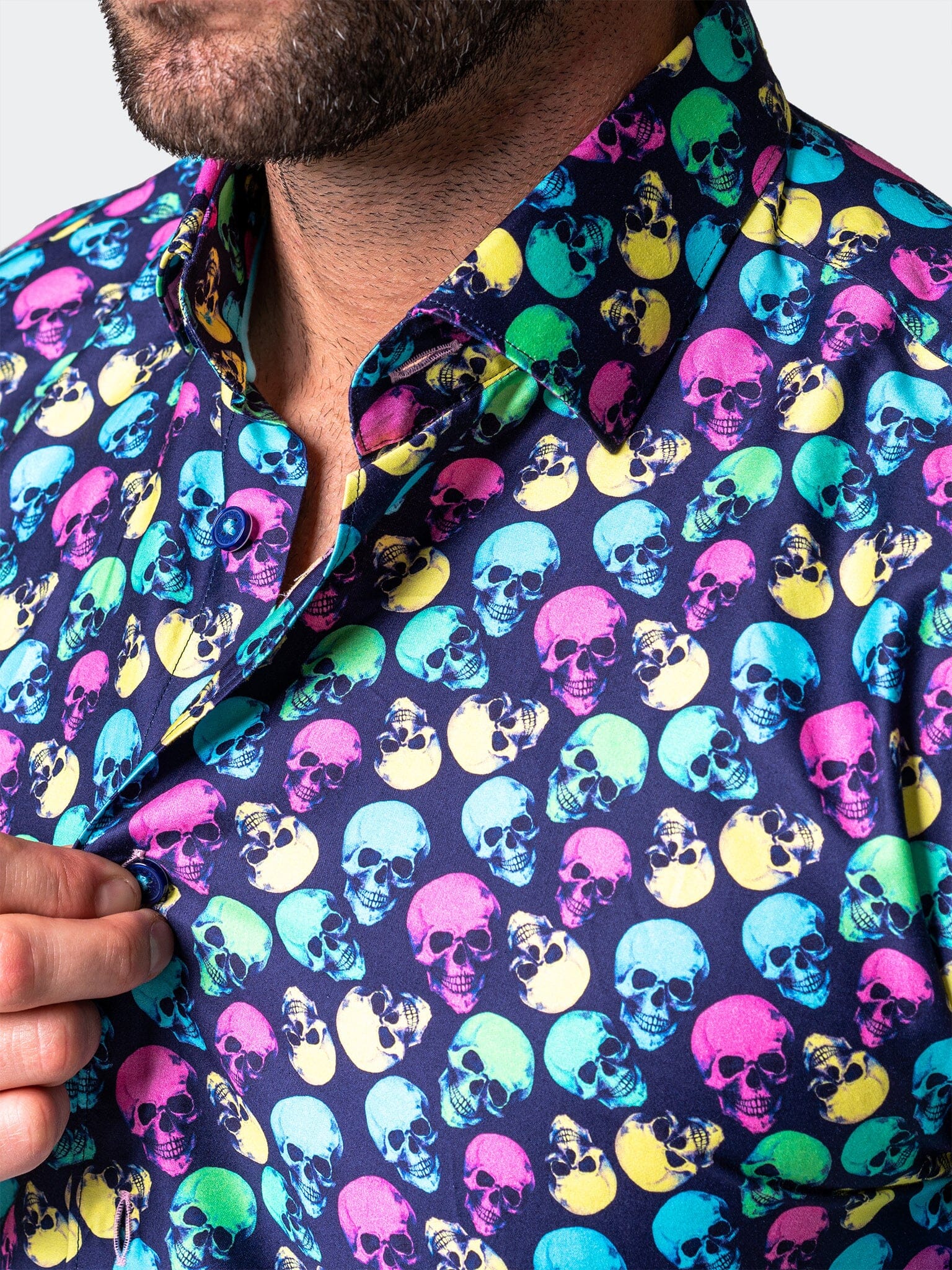 Galileo SkullPattern Multi Shirt