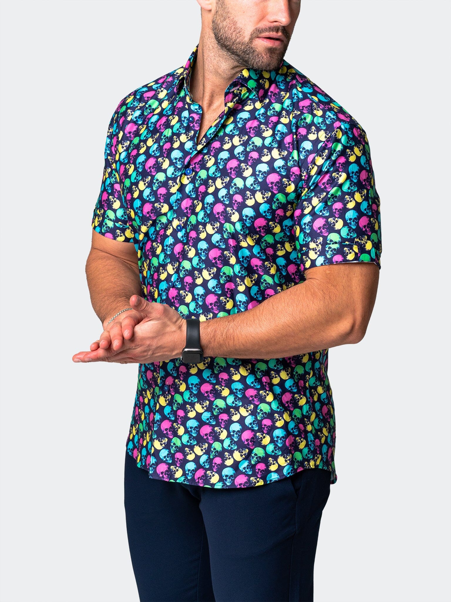 Galileo SkullPattern Multi Shirt