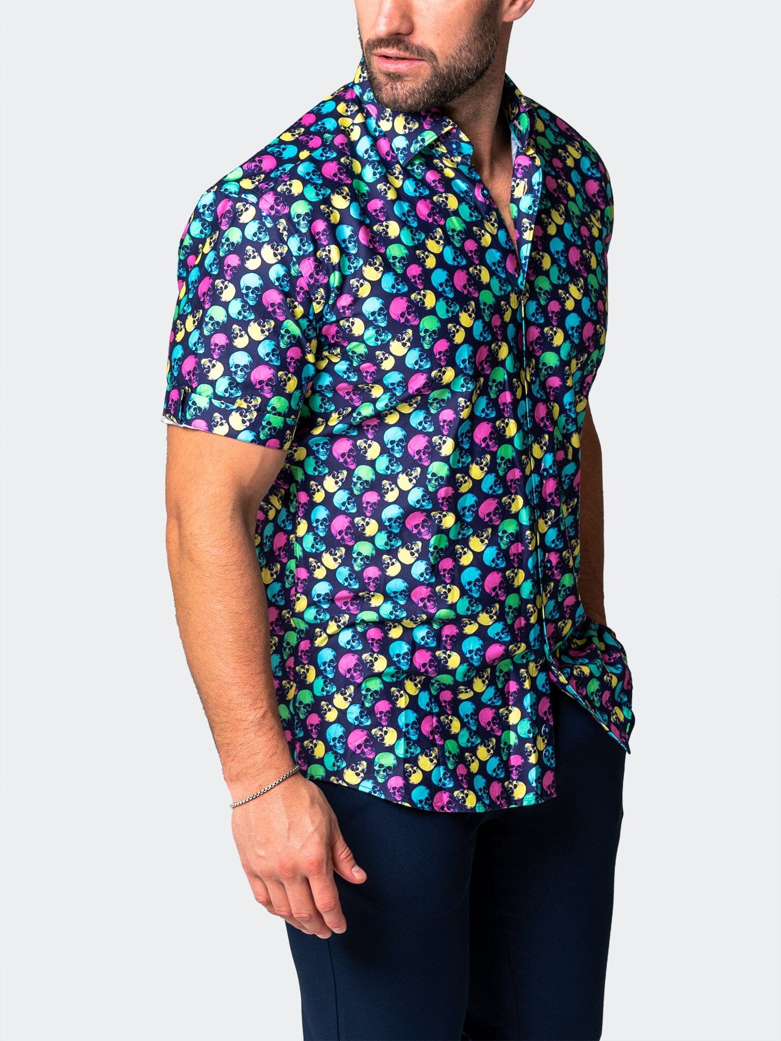 Galileo SkullPattern Multi Shirt