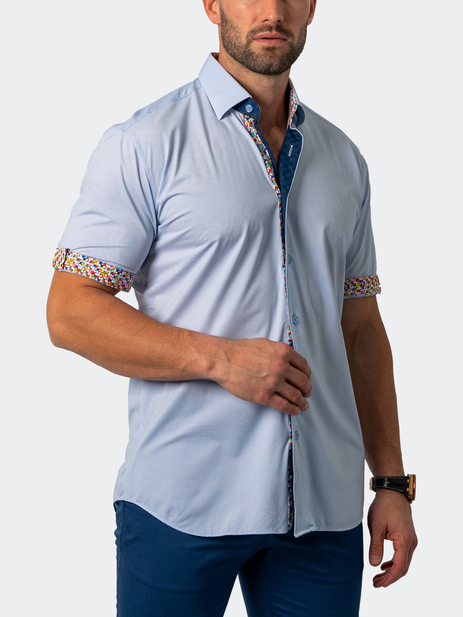 Galileo Perforated Blue