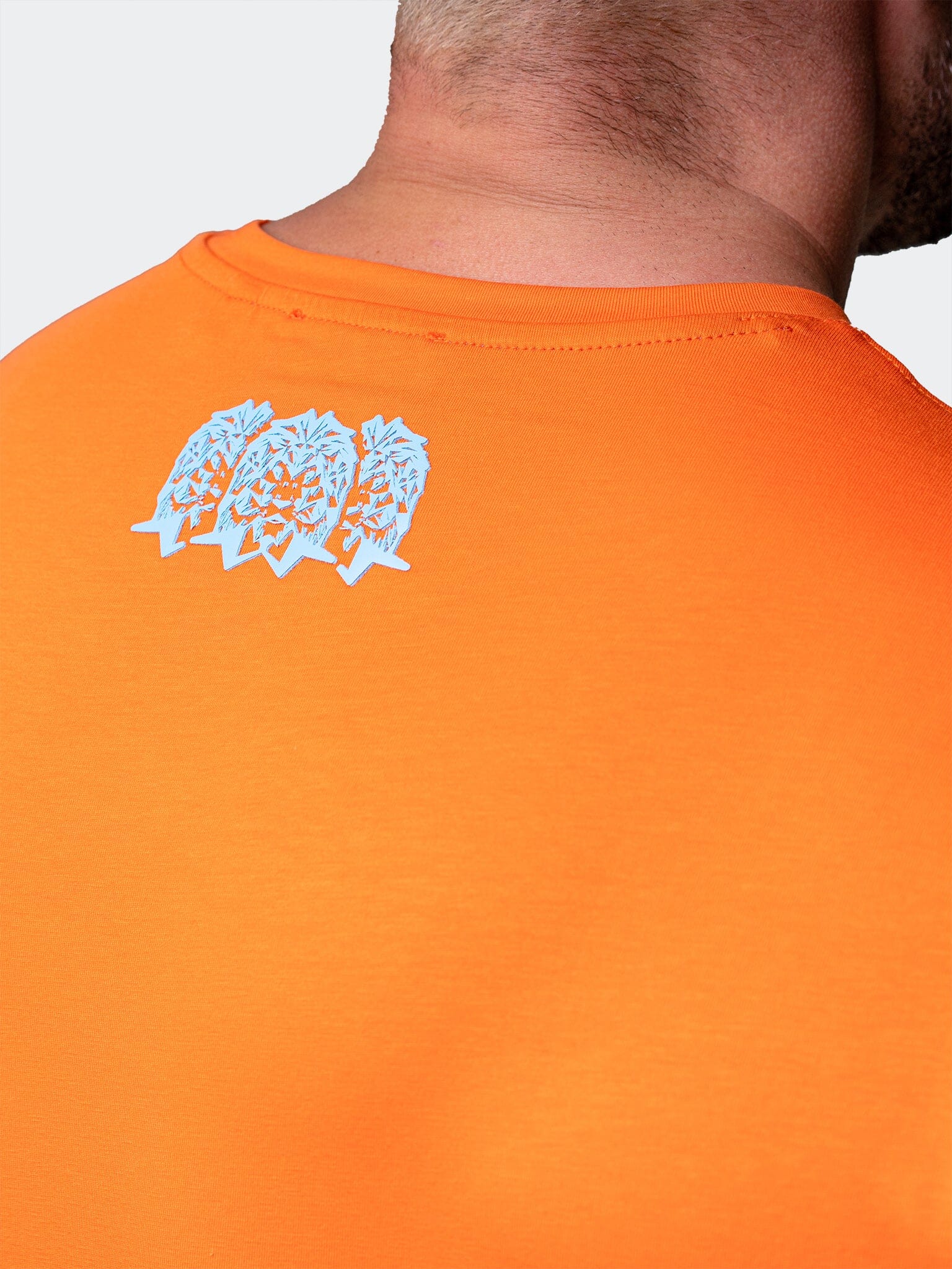 Core Orange Henley Shirt