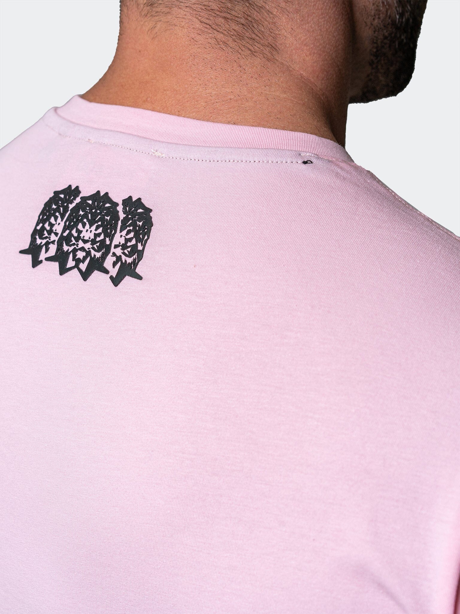 Core Pink Henley Shirt