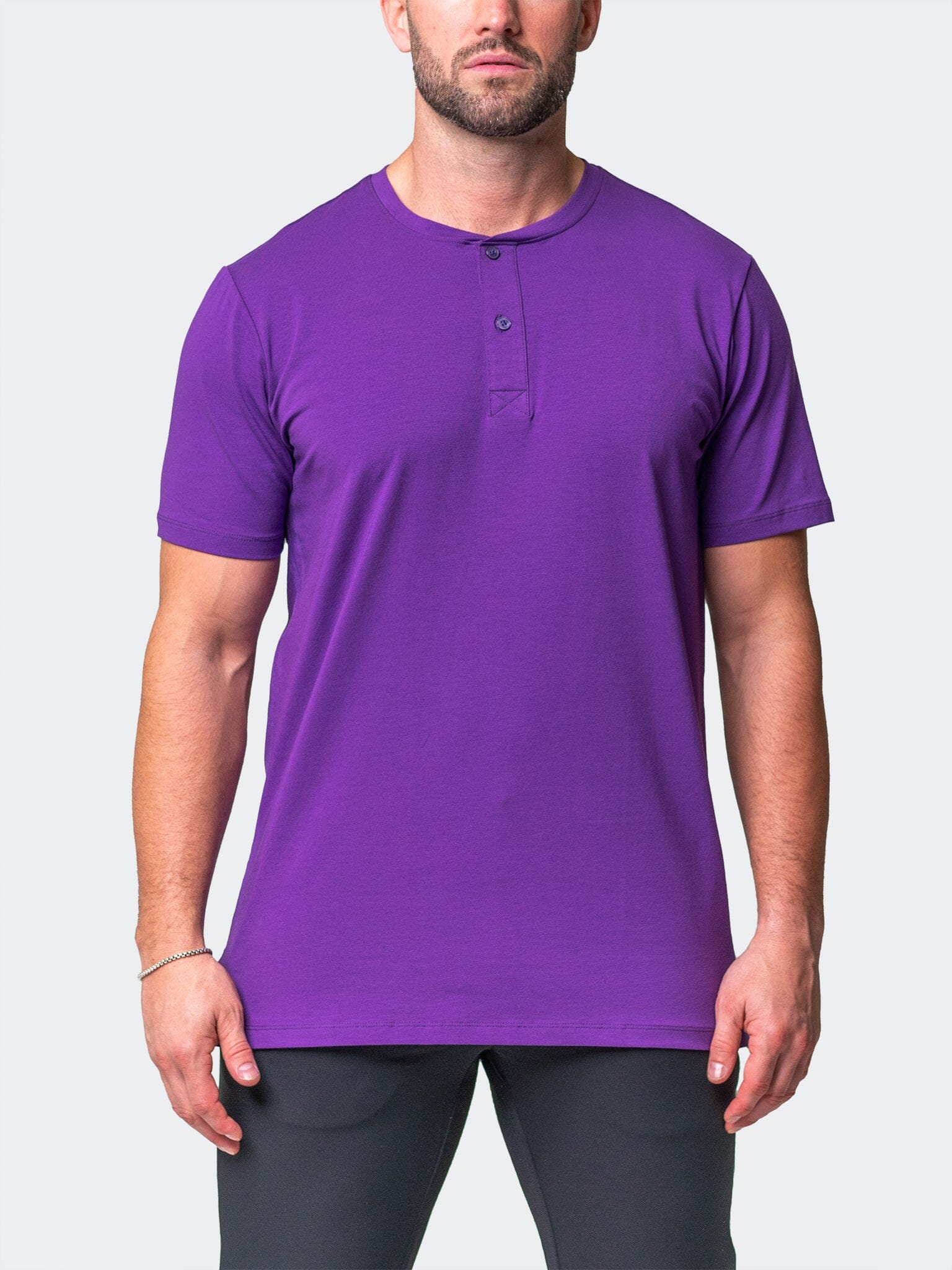 Henley Core Purple