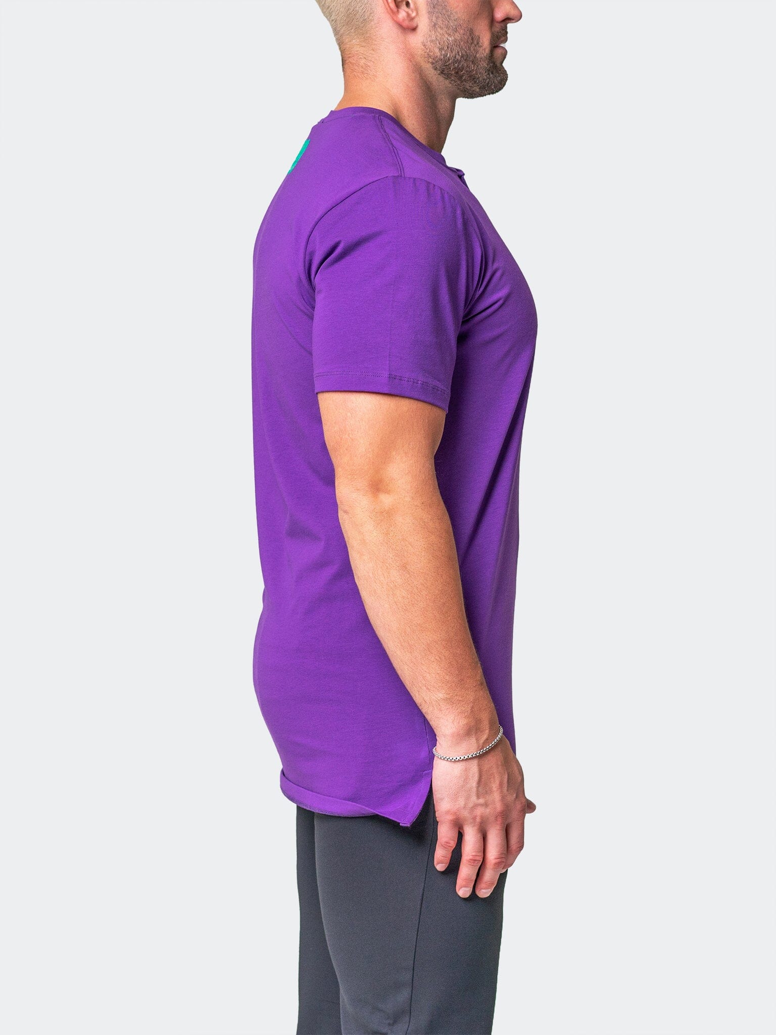 Core Purple Henley Shirt