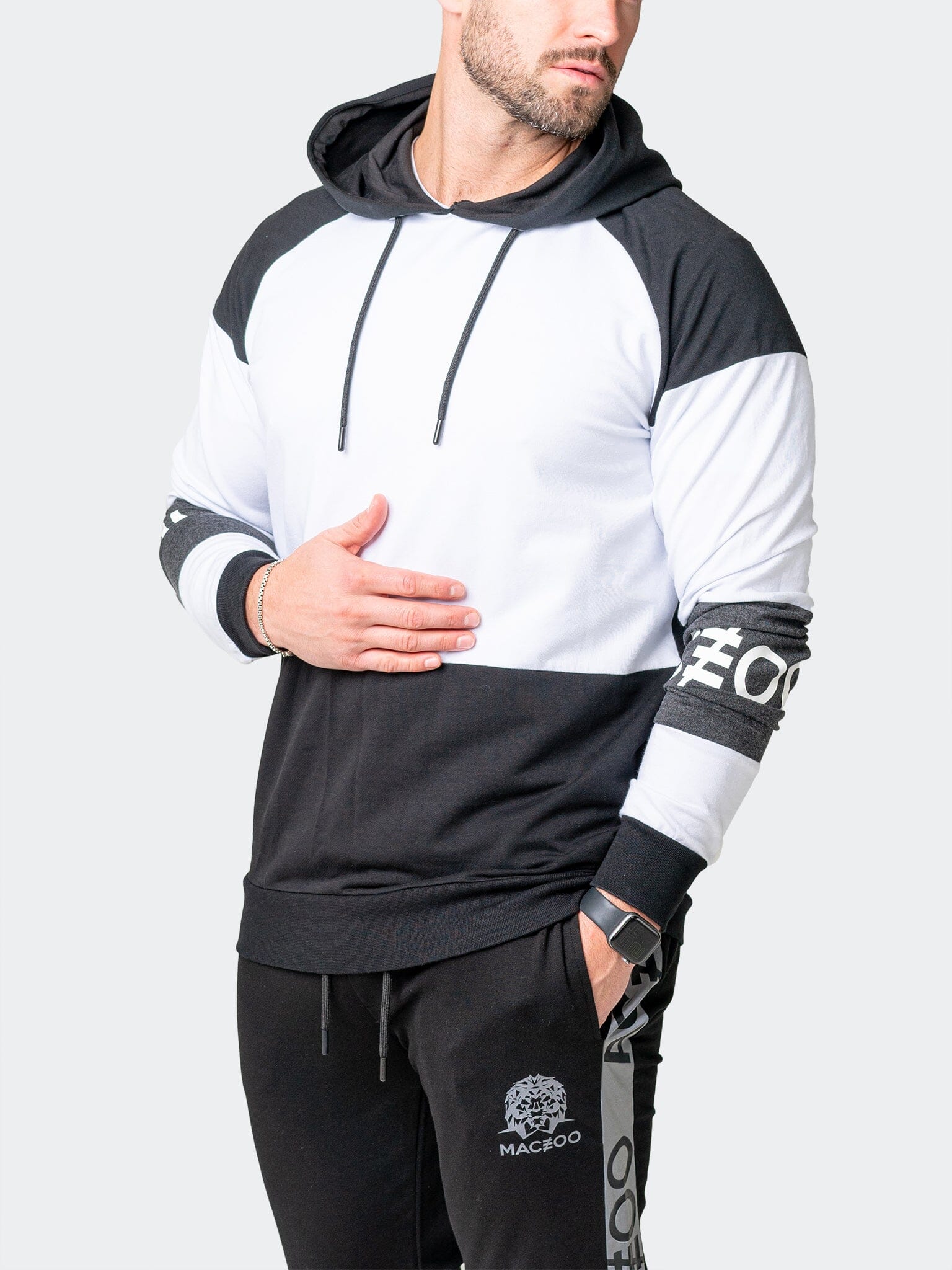 Insignia White Pullover Hoodie