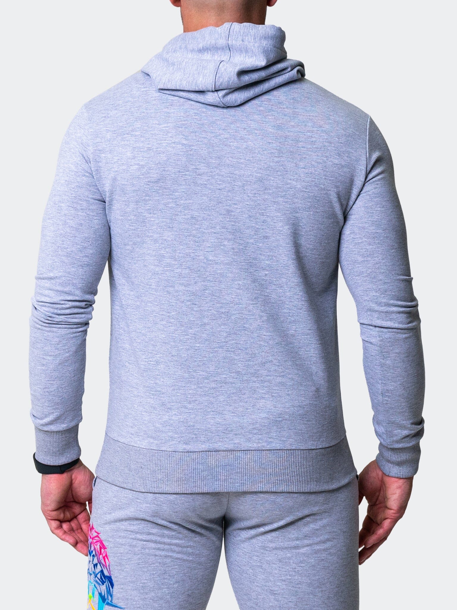 Neon Lion Grey Hoodie